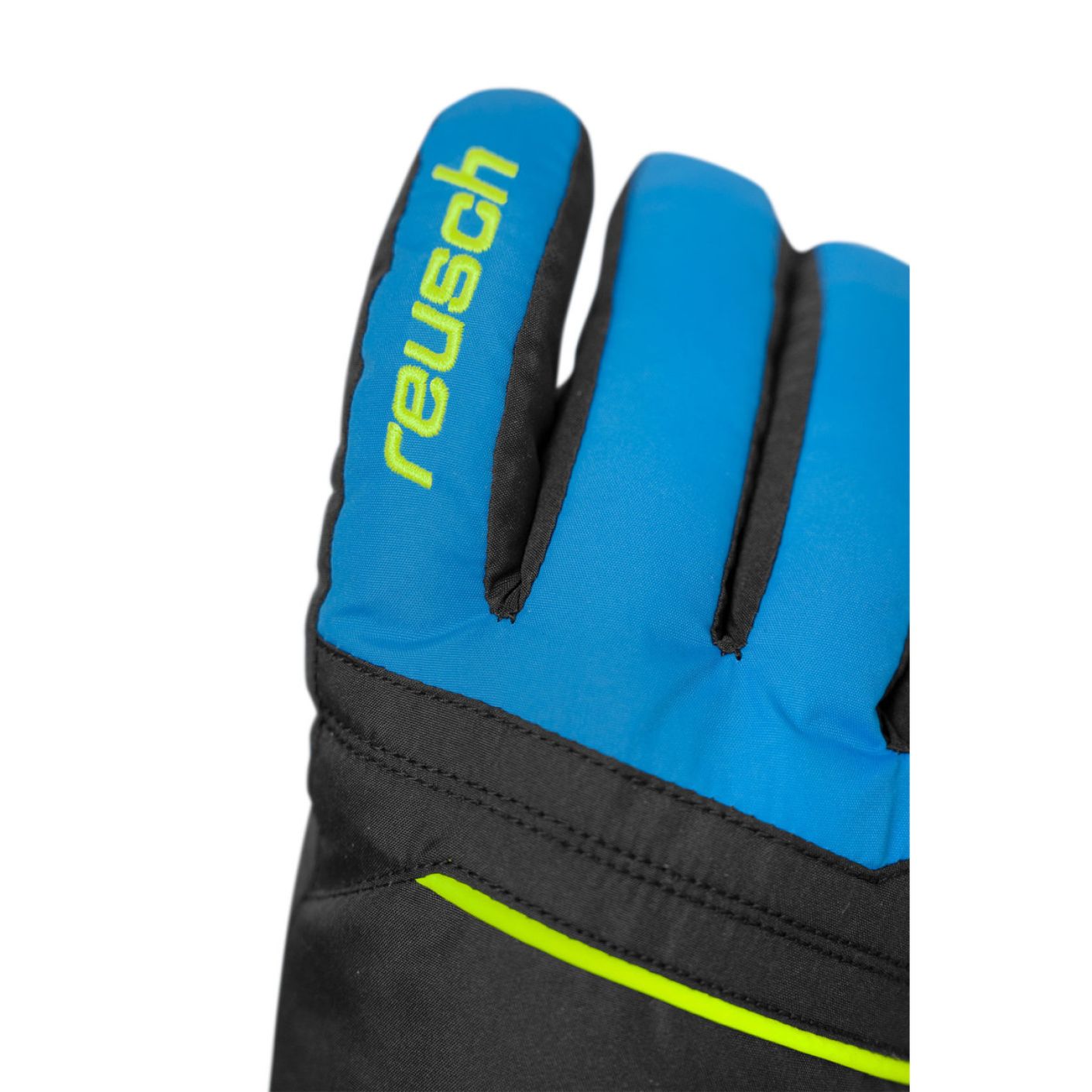 Reusch Guanti Alan Junior Black/Bril Blue/Safety Yellow 