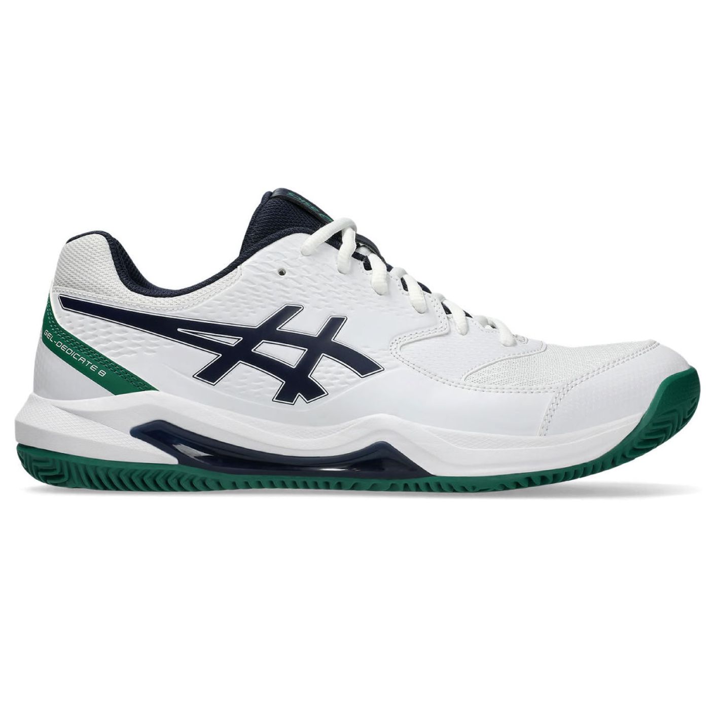Asics Gel Dedicate 8 Clay White/Midnight da Uomo