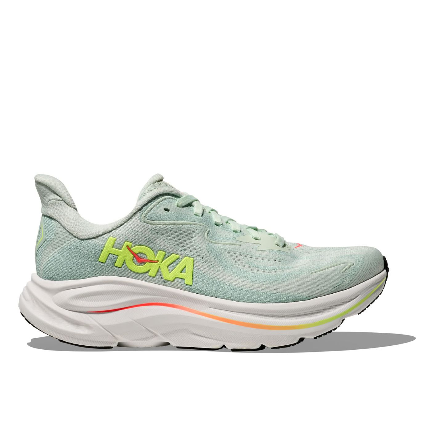 Hoka Clifton 10 Sea Glass/Neon Flame Damen