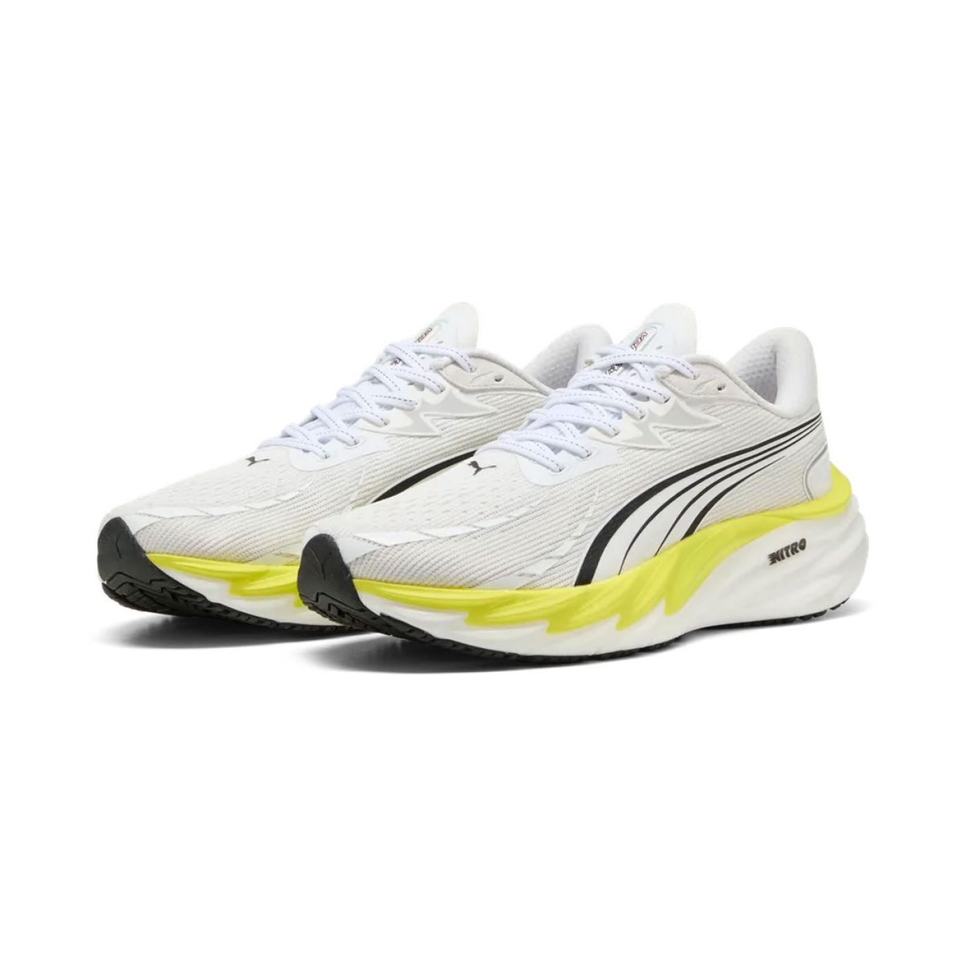 Puma Velocity Nitro 4 White/Lux Lime Men's