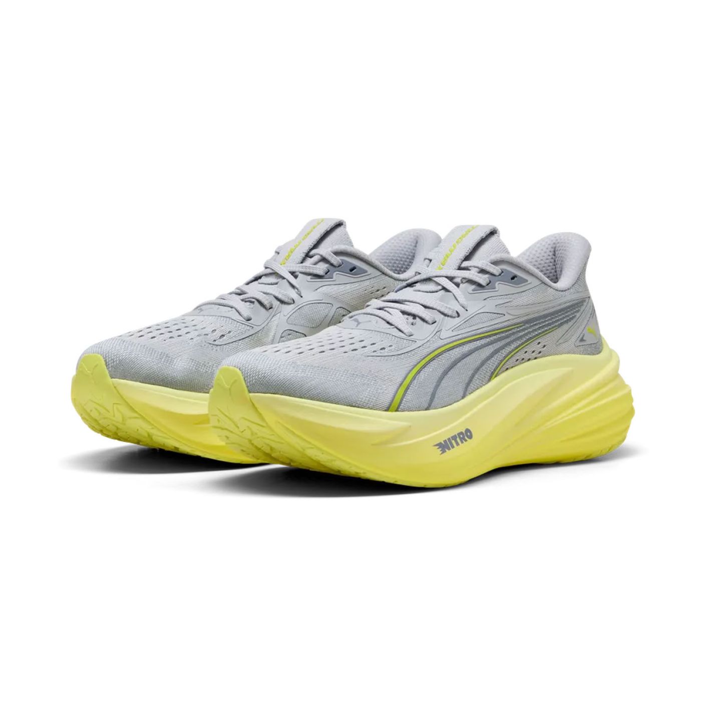 Puma Magmax Nitro 2 Vibrant Silver/Lux Lime da Uomo