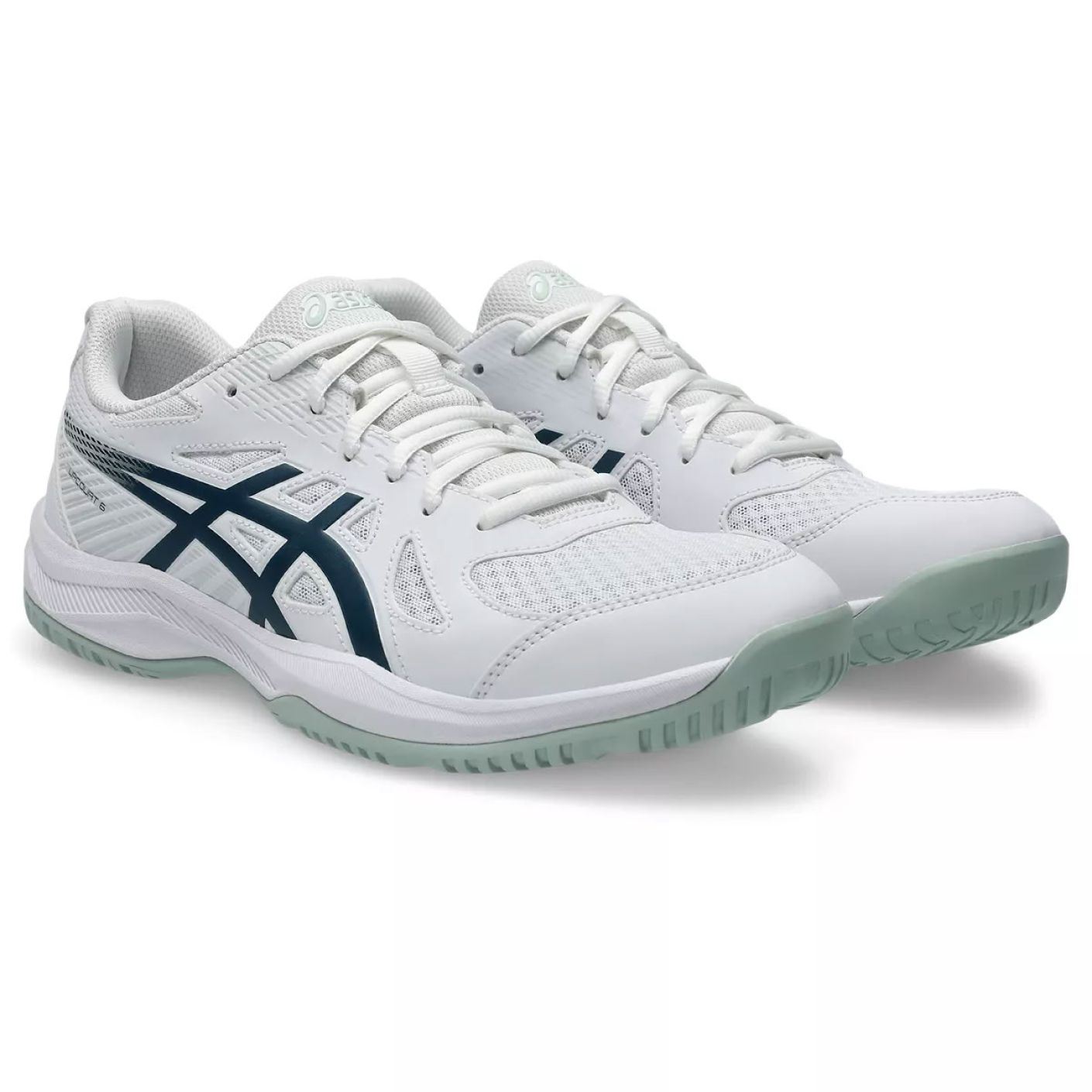 Asics Upcourt 6 White/Tranquil Teal Men's