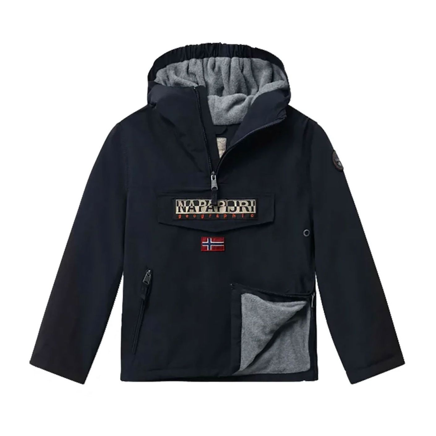 Napapijri Giacca Rainforest Pocket Blu da Bambini OUTLET