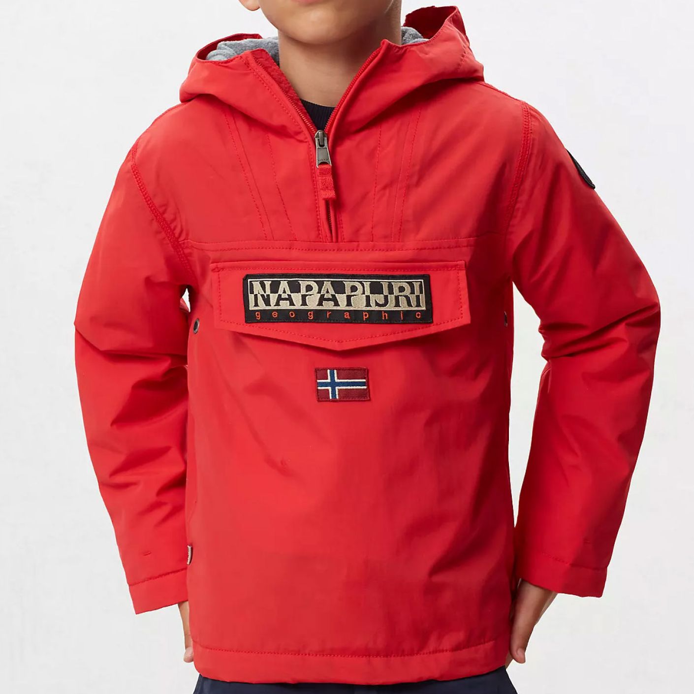 Napapijri Giacca Rainforest Rossa da Bambini OUTLET