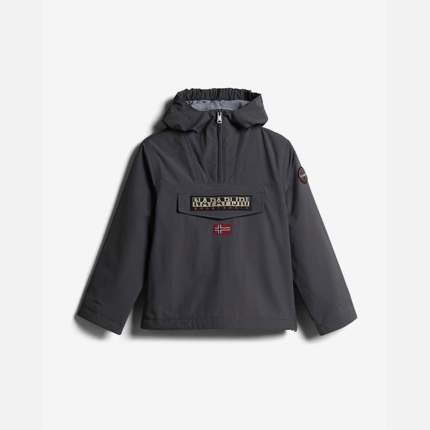 Napapijri Giacca Rainforest Dark Grey Solid da Bambini OUTLET