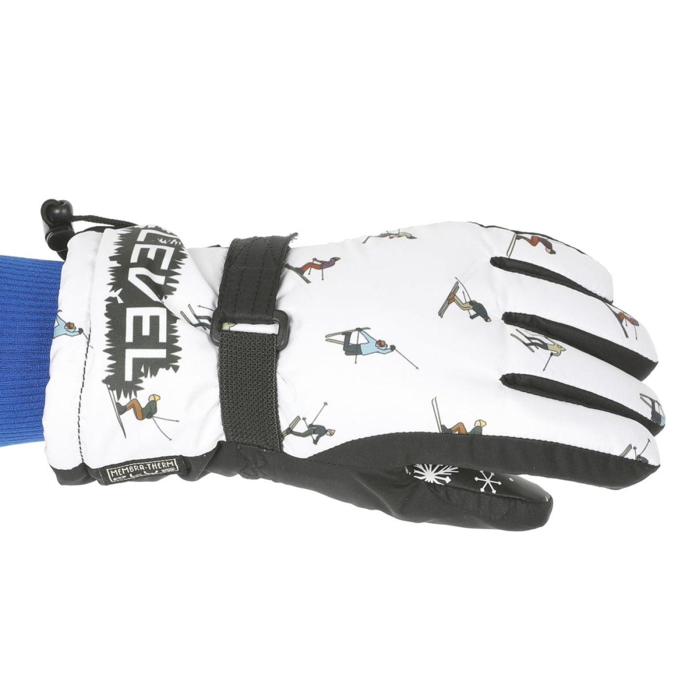 Level Junior Ski Gloves PK White