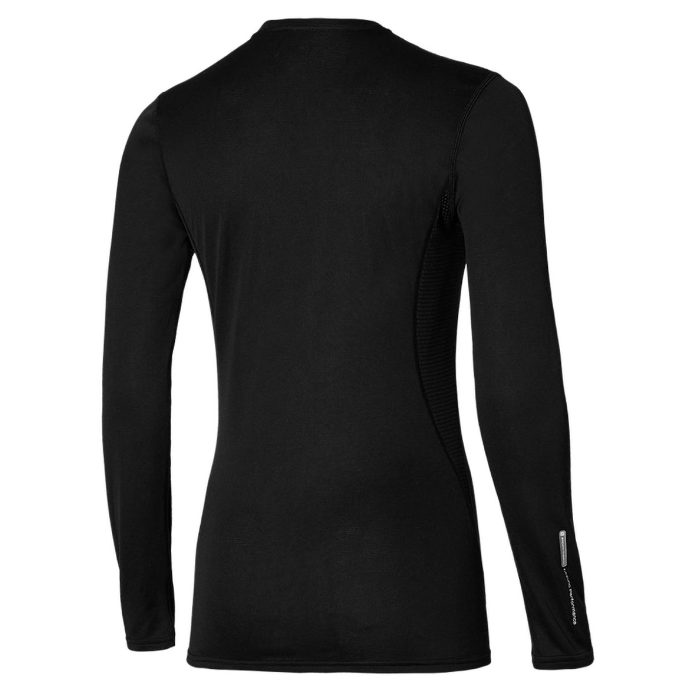 Mizuno Women's Mid-Light Thermal Crew Neck Black Top
