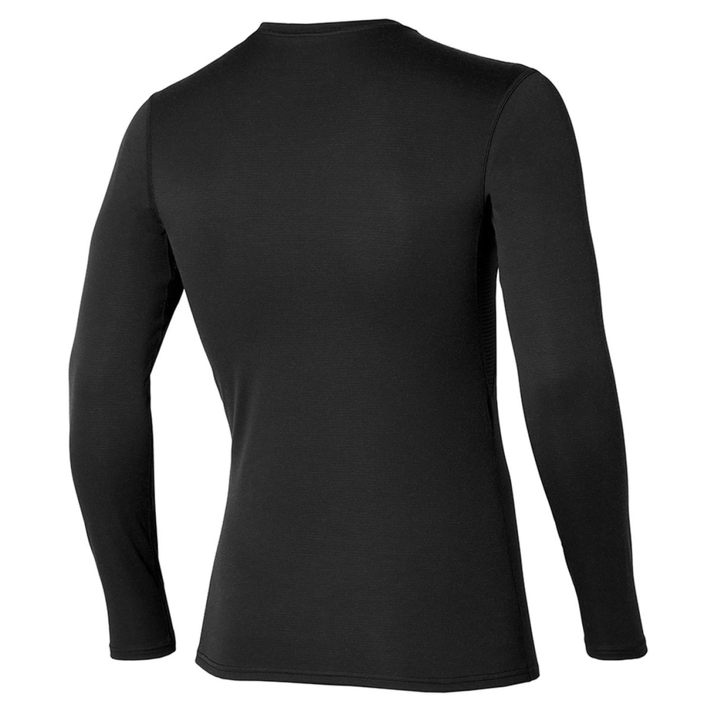 Mizuno Maglia Termica girocollo Mid Weight Schwarz für Herren