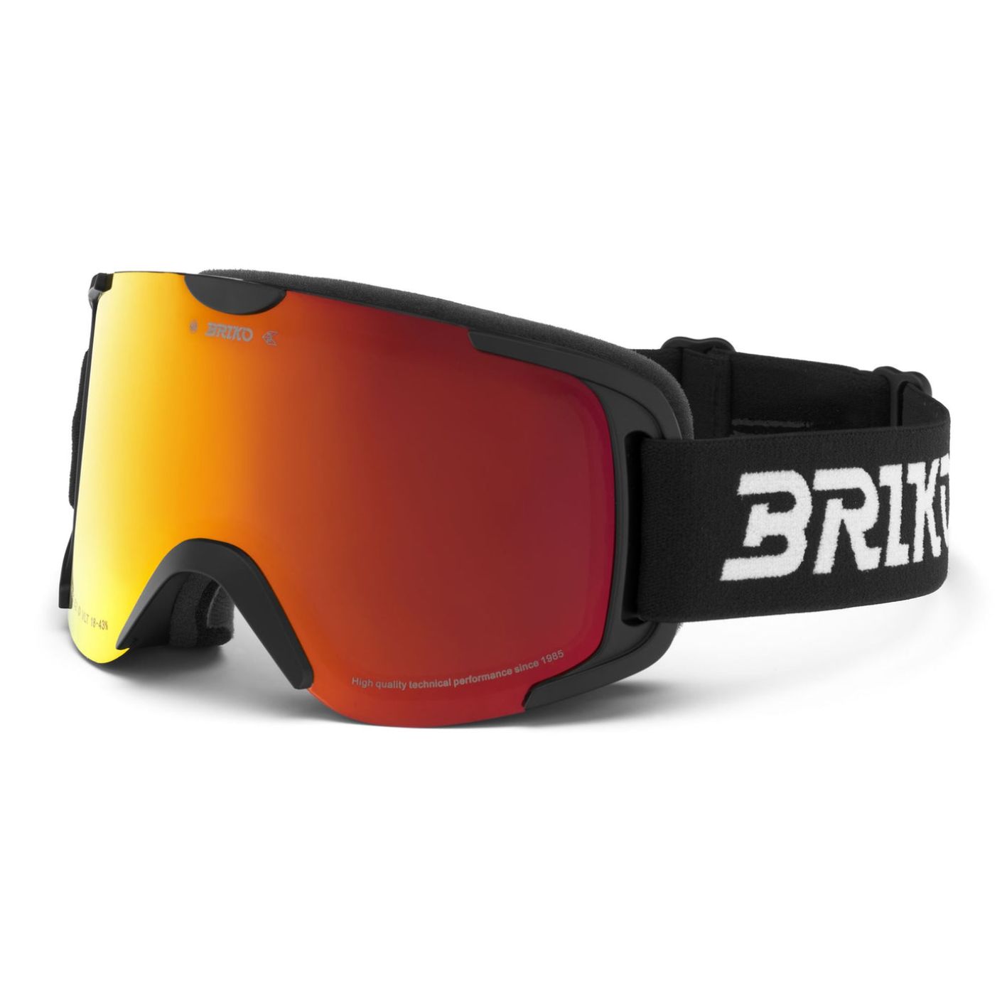 Briko Mask Veny Black, lens Sun Red Cat.2