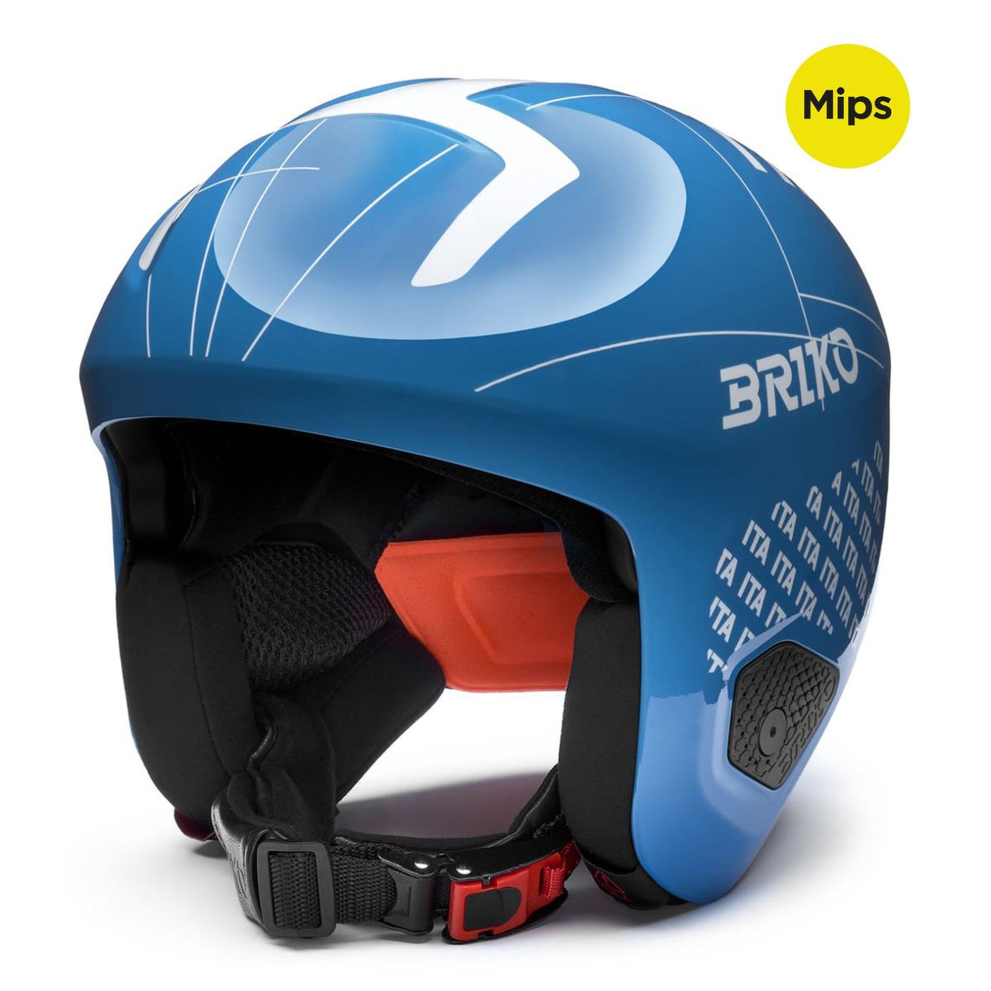 Briko Casco Vulcano 2.0 Italia Mips Shiny Science Blue/White