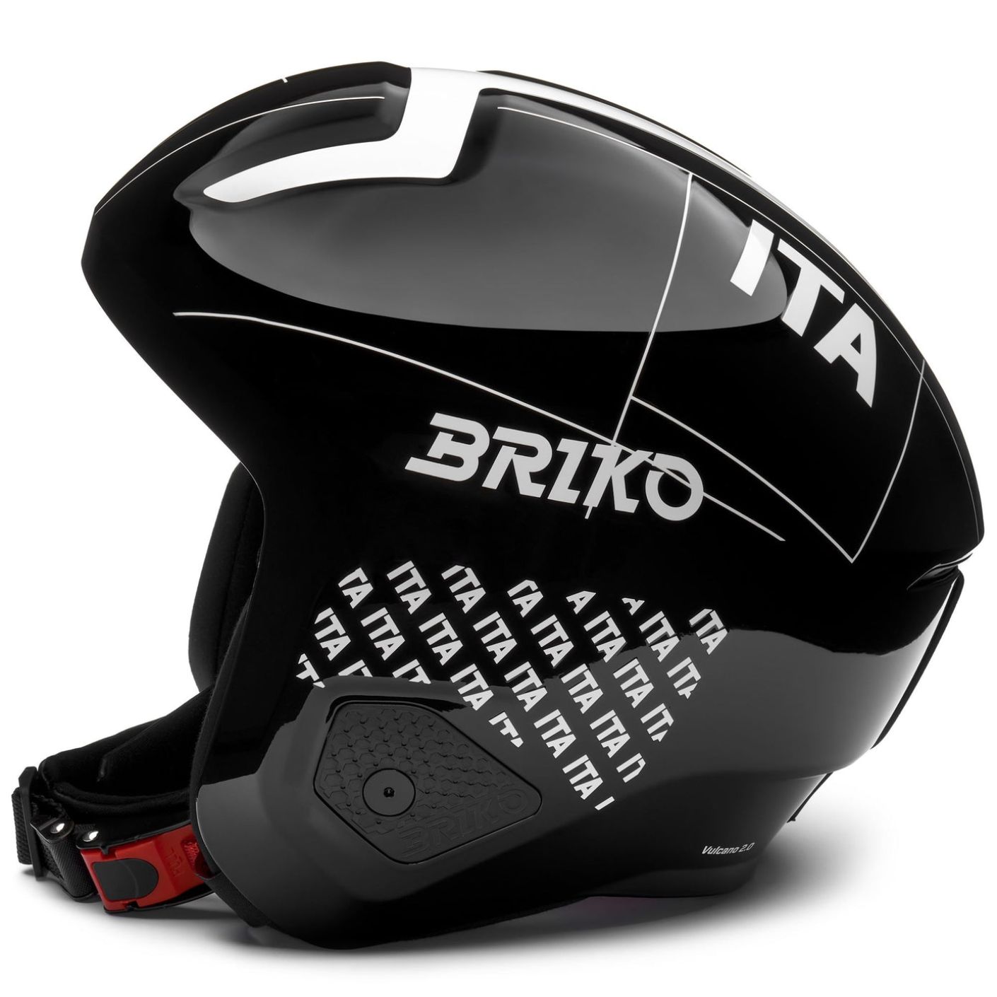 Briko Casco Vulcano 2.0 Italia Mips Shiny Black/White