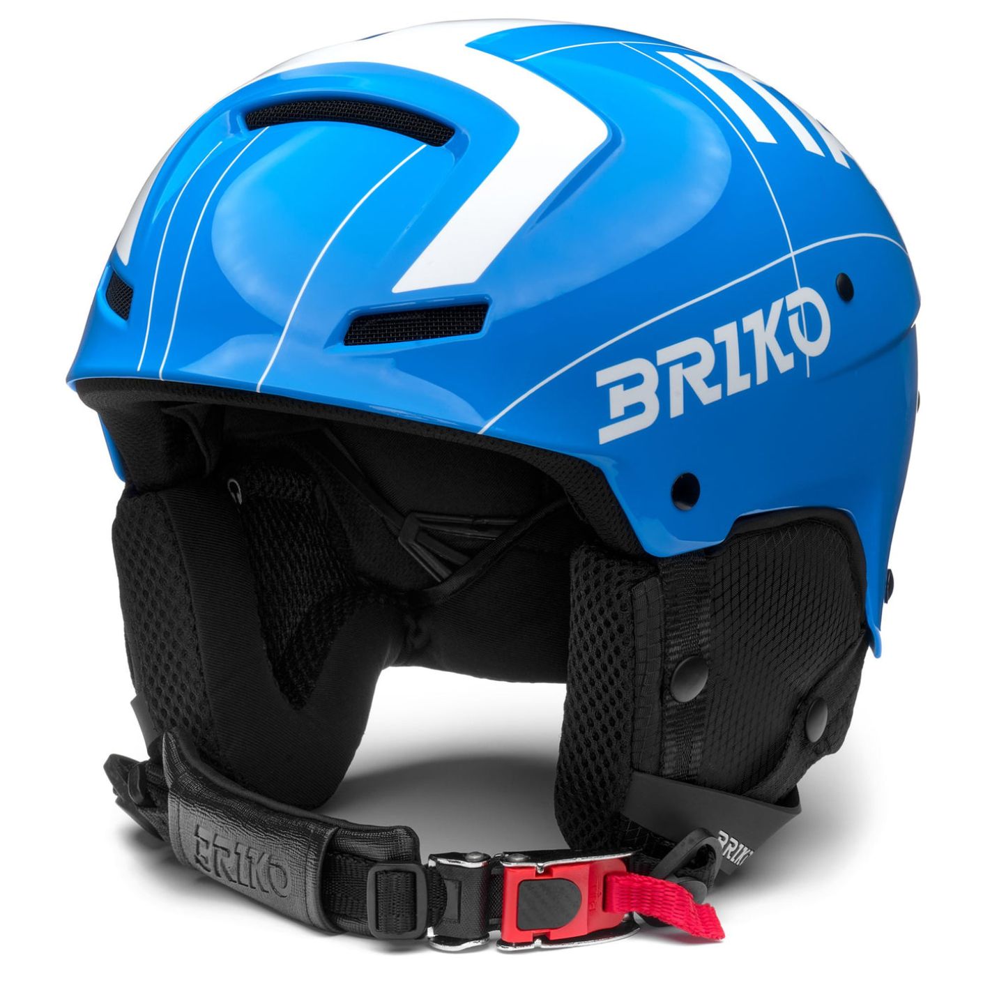 Briko Casco Slalom 2.0 Italia Shiny Science Blue/White