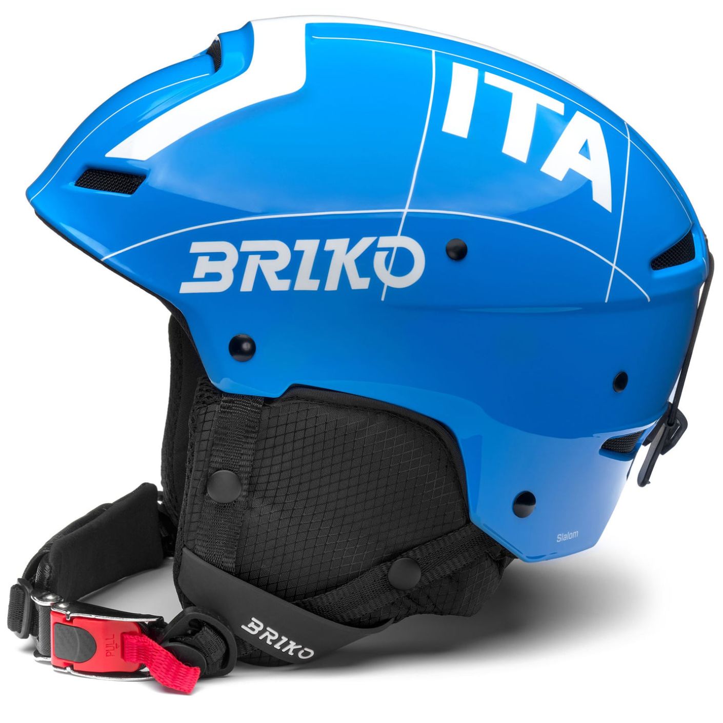Briko Casco Slalom 2.0 Italia Shiny Science Blue/White
