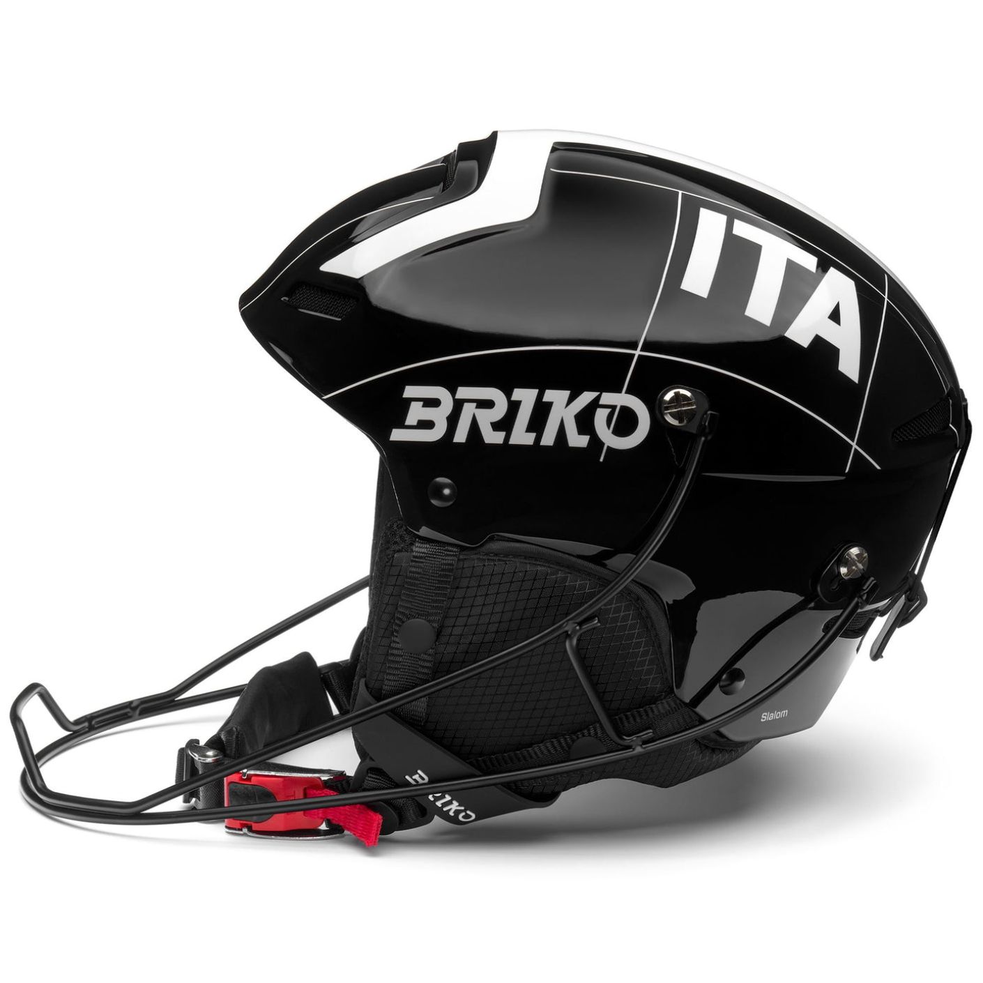 Briko Casco Slalom 2.0 Italia Shiny Black/White