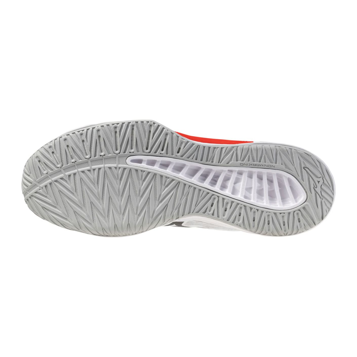 Mizuno Lightning Select Mid White/Black/Fiery Red