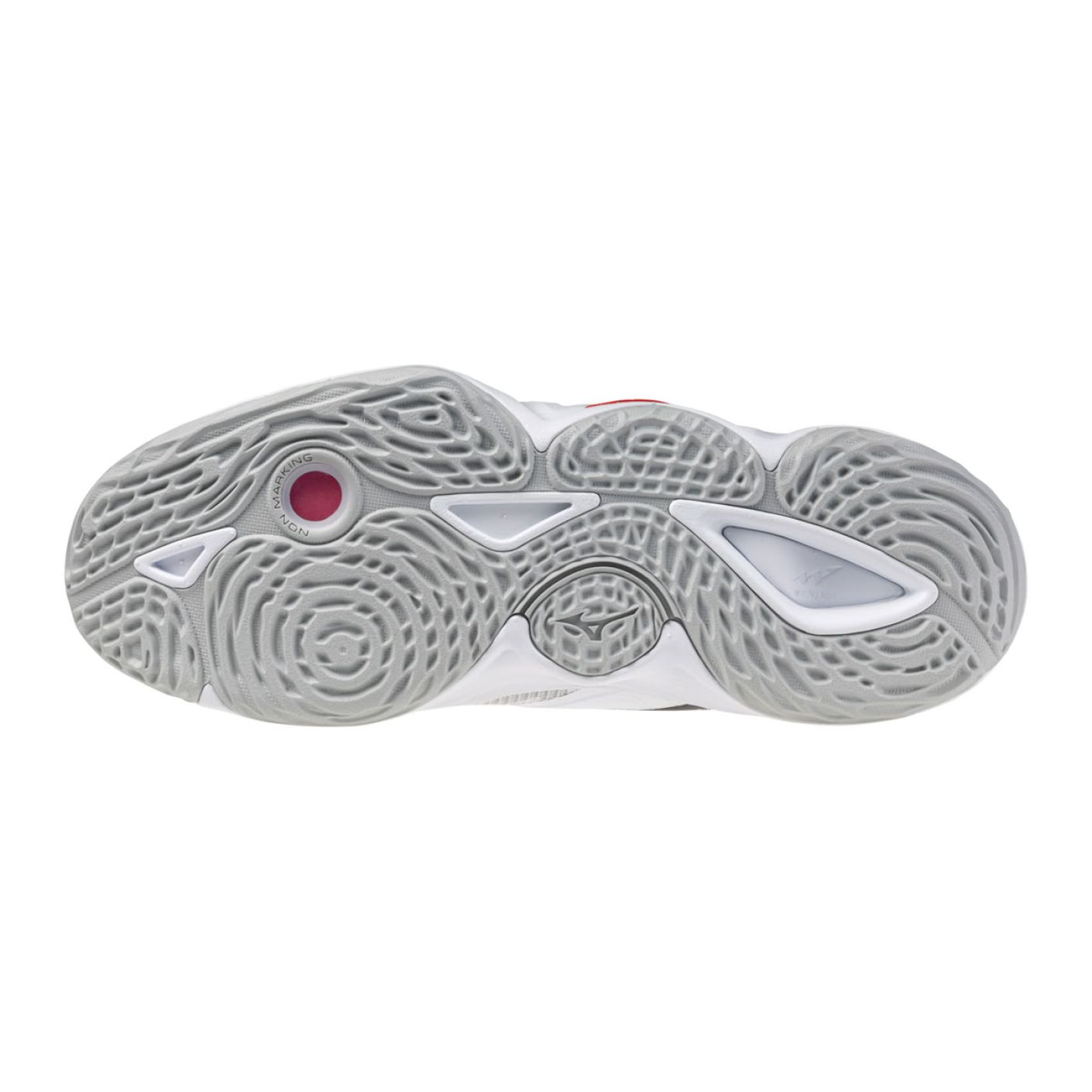 Mizuno Wave Momentum Elite Mid White/Black/Fiery Red