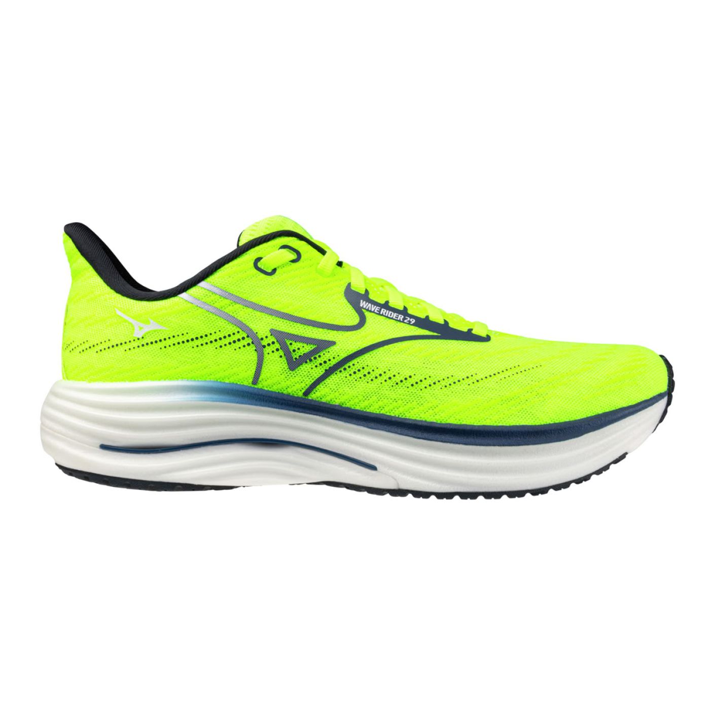 Mizuno Wave Rider 29 Lightning Yellow/Estate Bkue/S