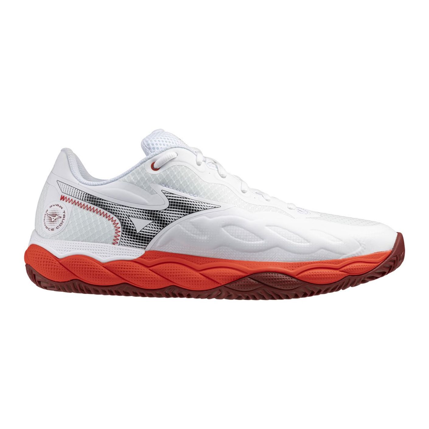 Mizuno Wave Enforce Court CC Fiery Red/White/Sin-Dried Toma