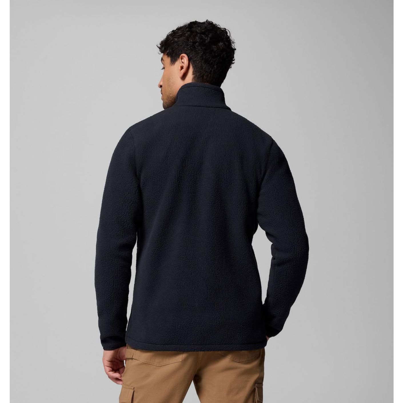 Columbia Giacca in Pile bouclé Jasper Ridge Black da Uomo