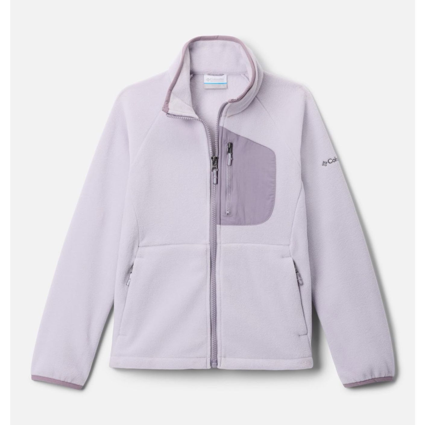 Columbia Giacca pile Fast Trek IV full zip Lavender Pearl/Shale Purple da Ragazzi