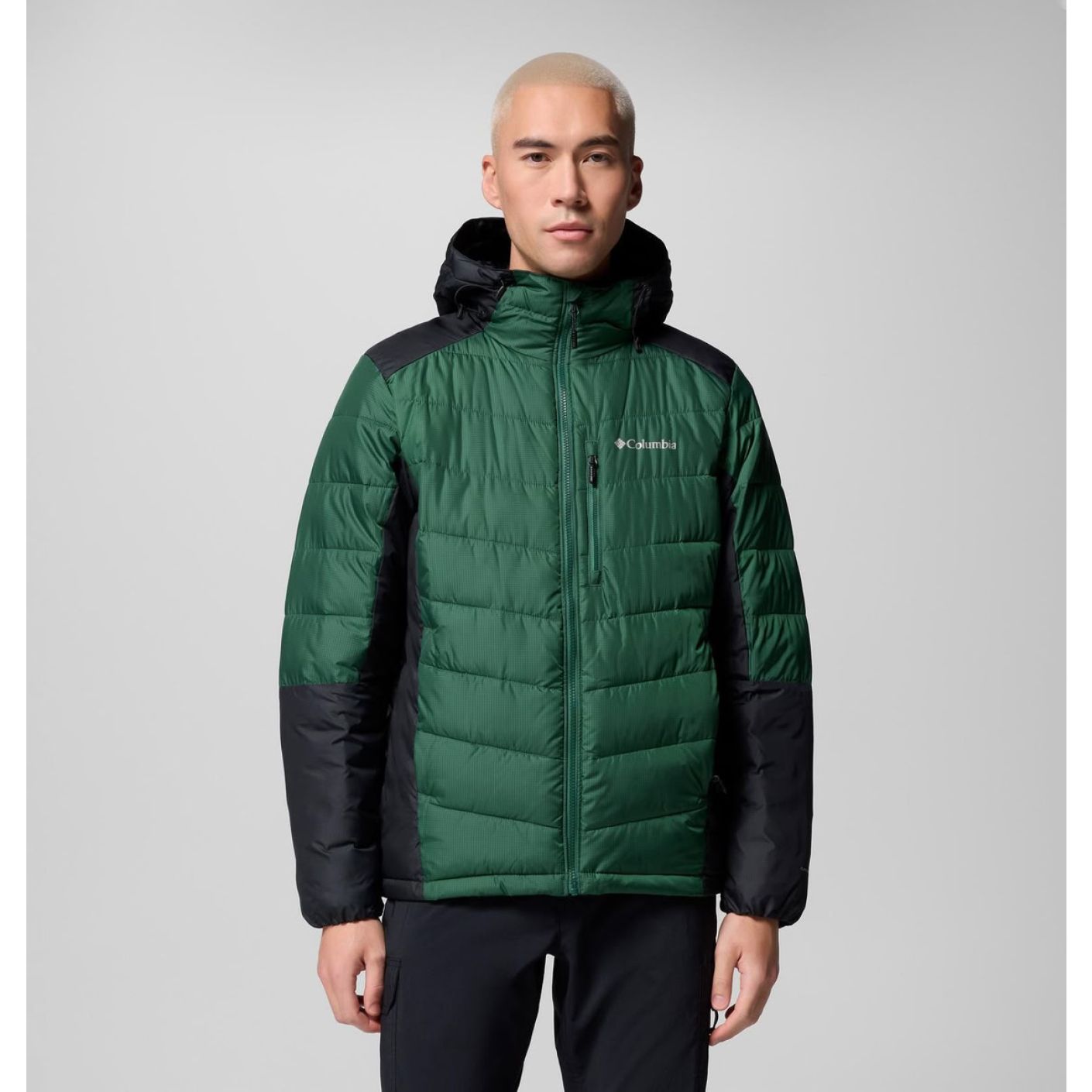 Columbia Daunenjacke Labyrinth Loop II Rain Forest/Black für Herren