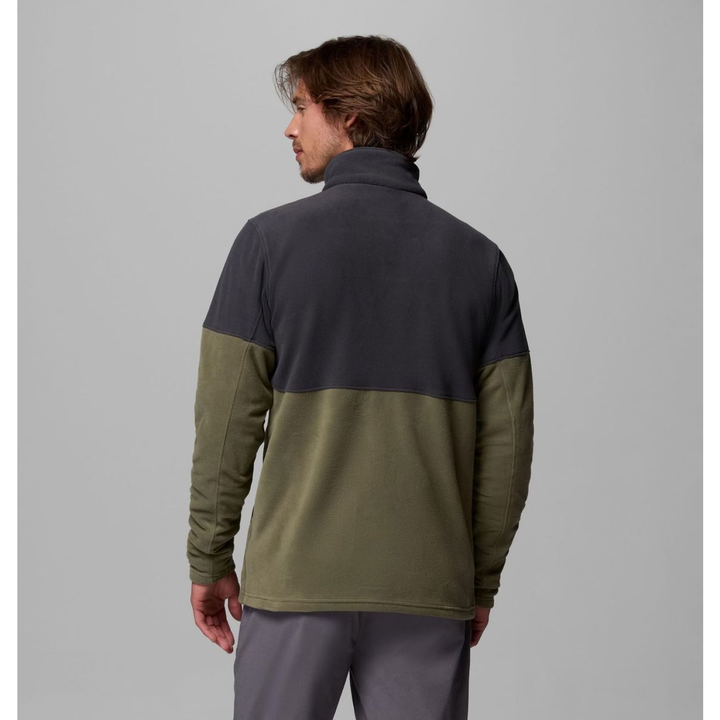 Columbia Pile Basin Trail III Full Zip Stone Green/Shark Men's