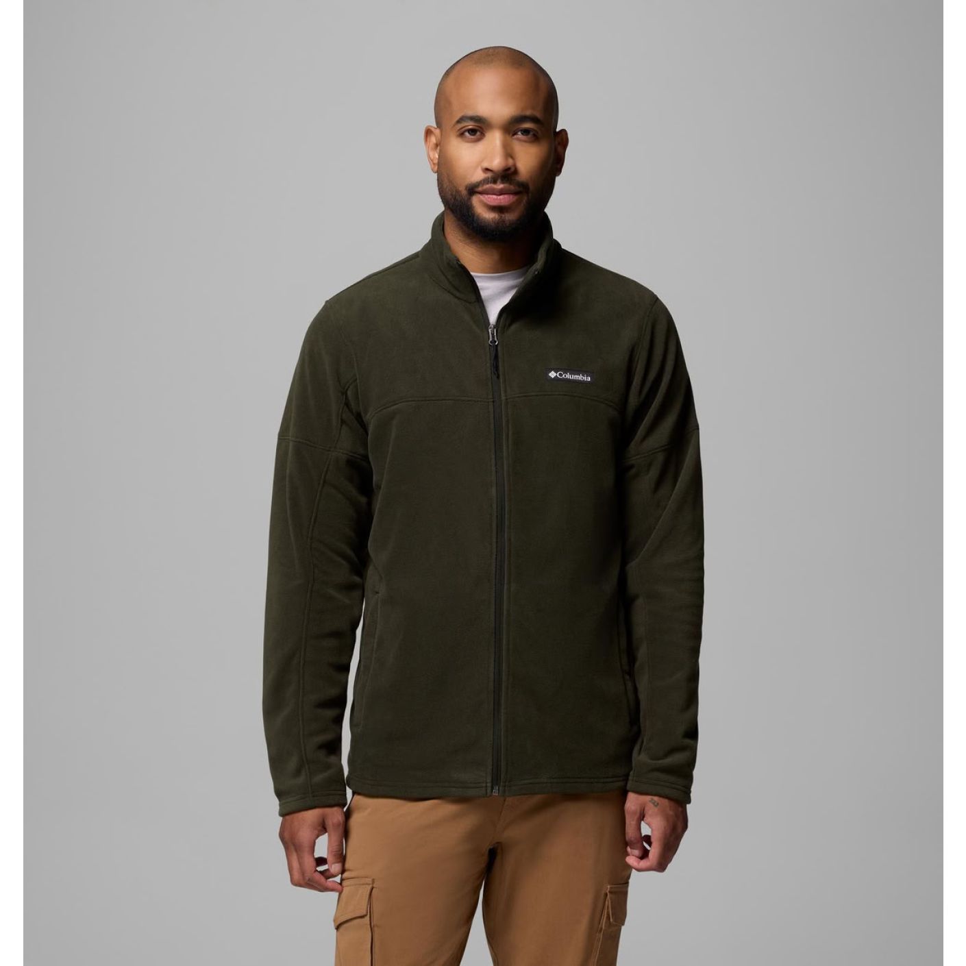 Columbia Pile Basin Trail III Full Zip Greenscape da Uomo