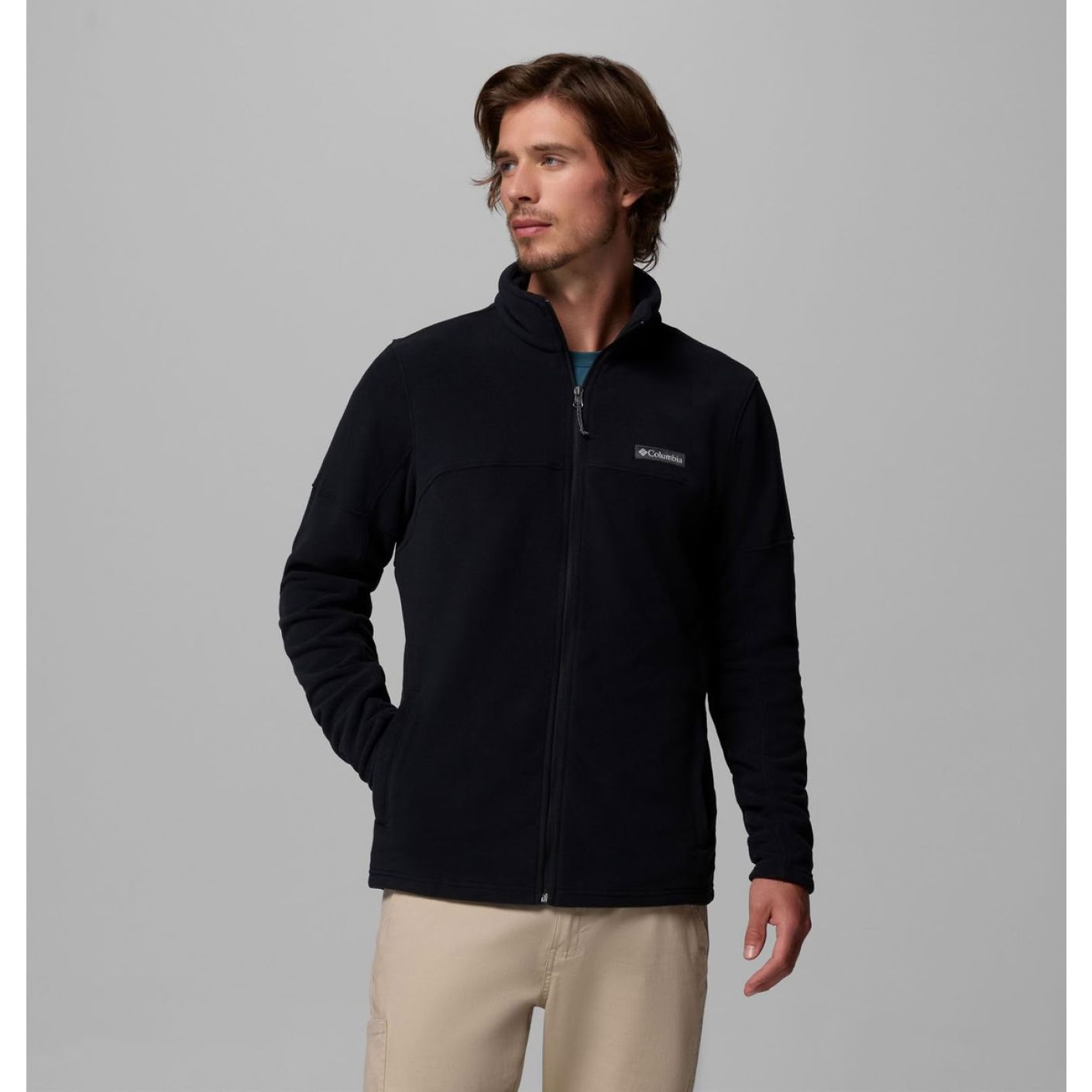 Columbia Pile Basin Trail III Full Zip Black for Men