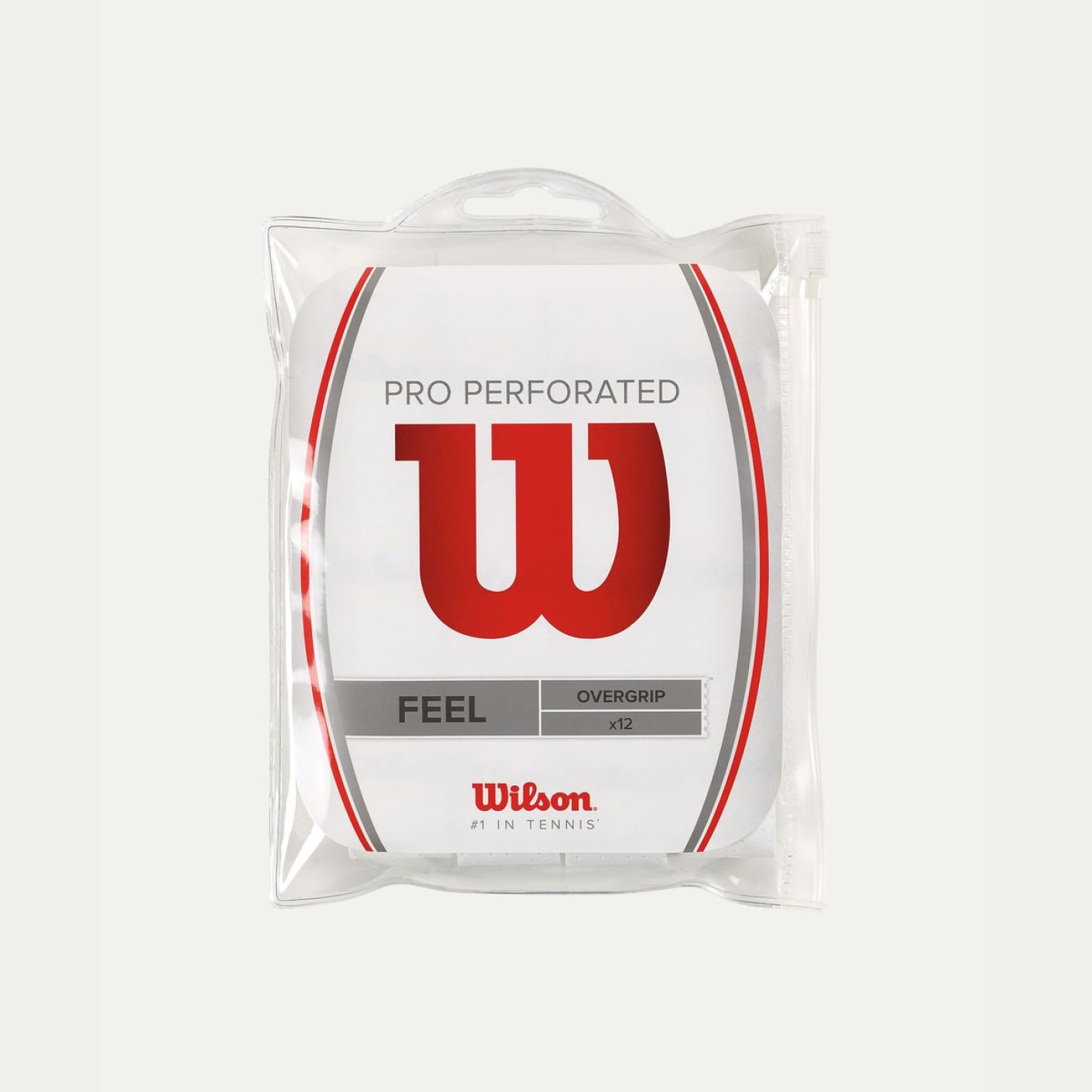 Wilson Overgrip Perforated 12 Pieces White