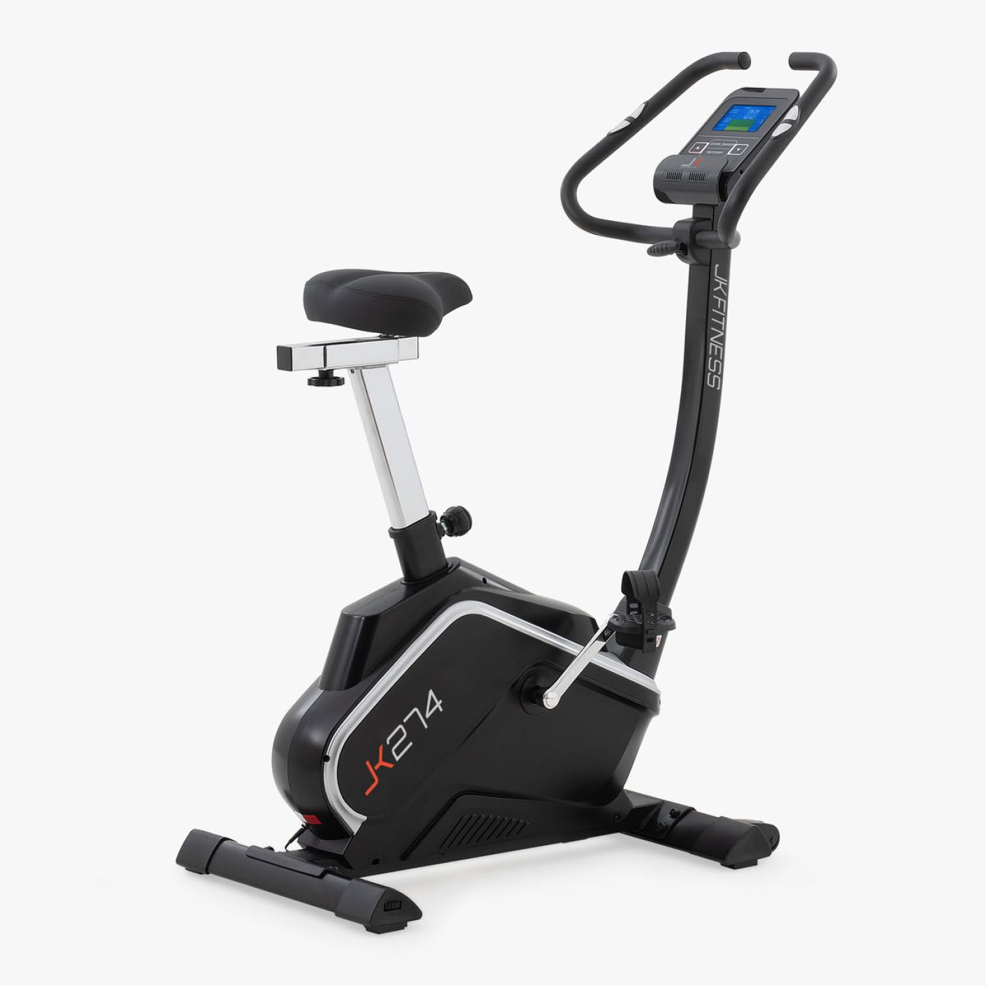 Jk Fitness Cyclette Elettromagnetica + Ricev. Cardio + predisposizione apps Zwift JK274