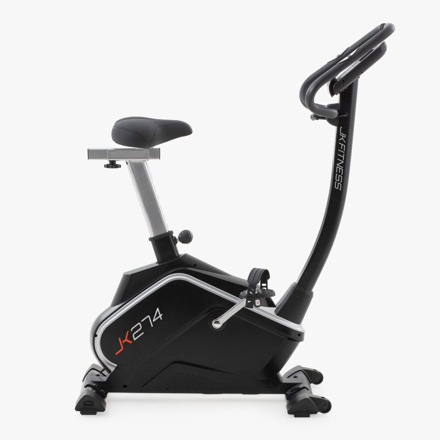 Jk Fitness Cyclette Elettromagnetica + Ricev. Cardio + predisposizione apps Zwift JK274