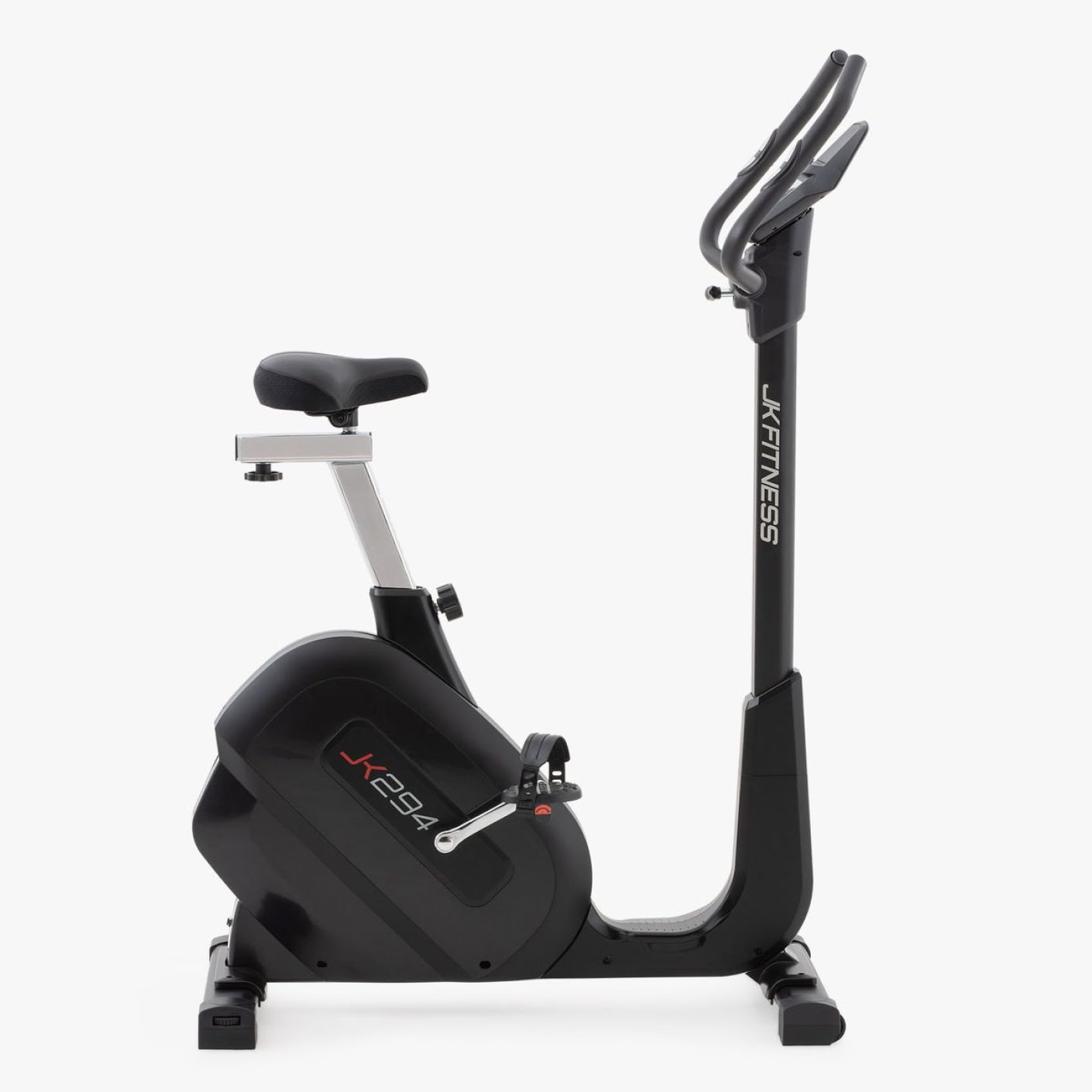 Jk Fitness Cyclette Elettromagnetica ad ingresso facilitato + fascia JK + predisposizione apps Zwift