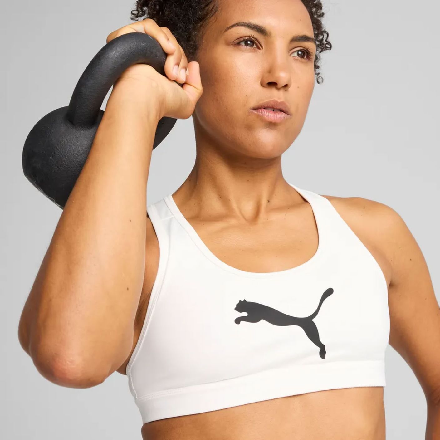 Puma Reggiseno 4KEEPS mid support White