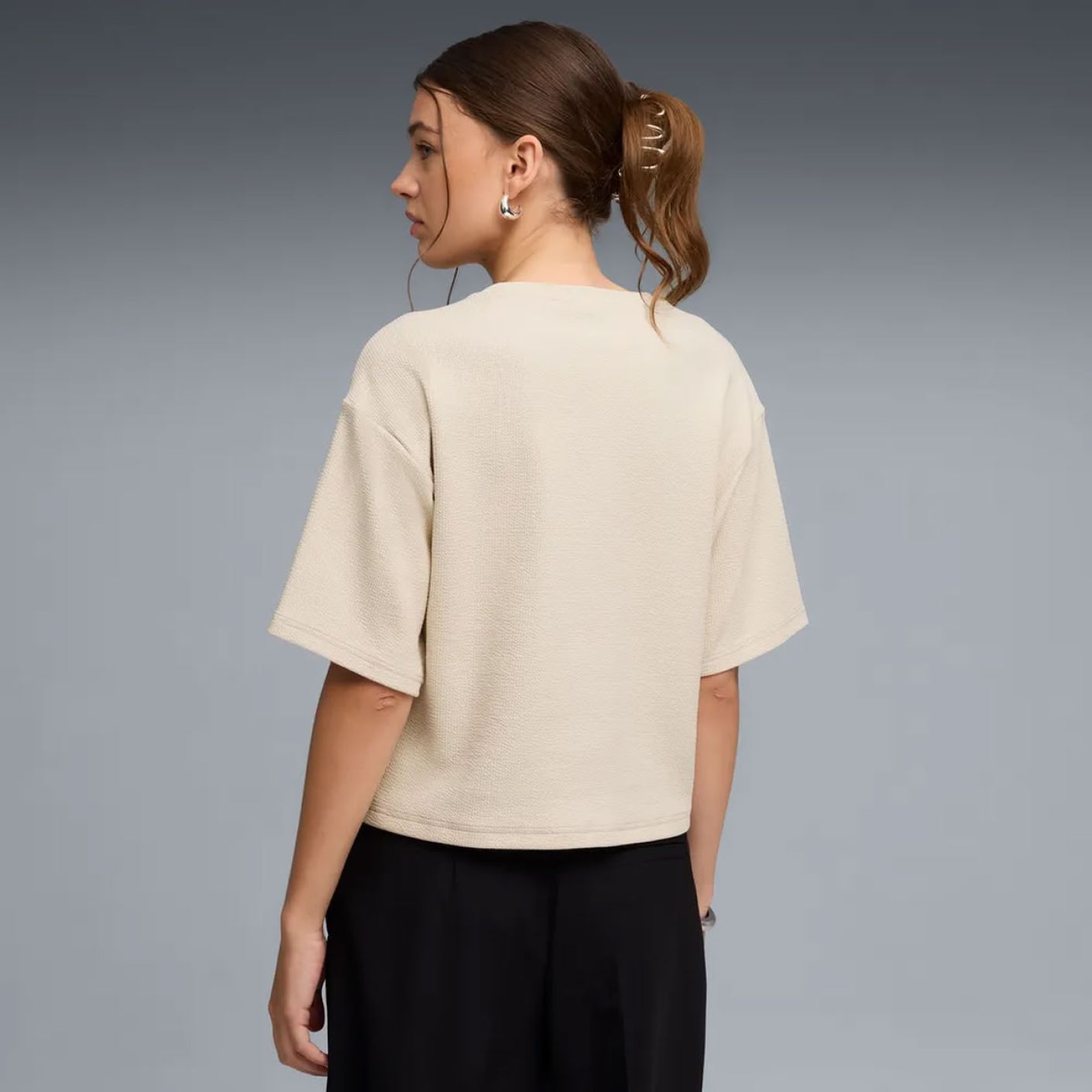 Puma T-Shirt Relaxed Essential Elevated Alpine Snow da Donna 