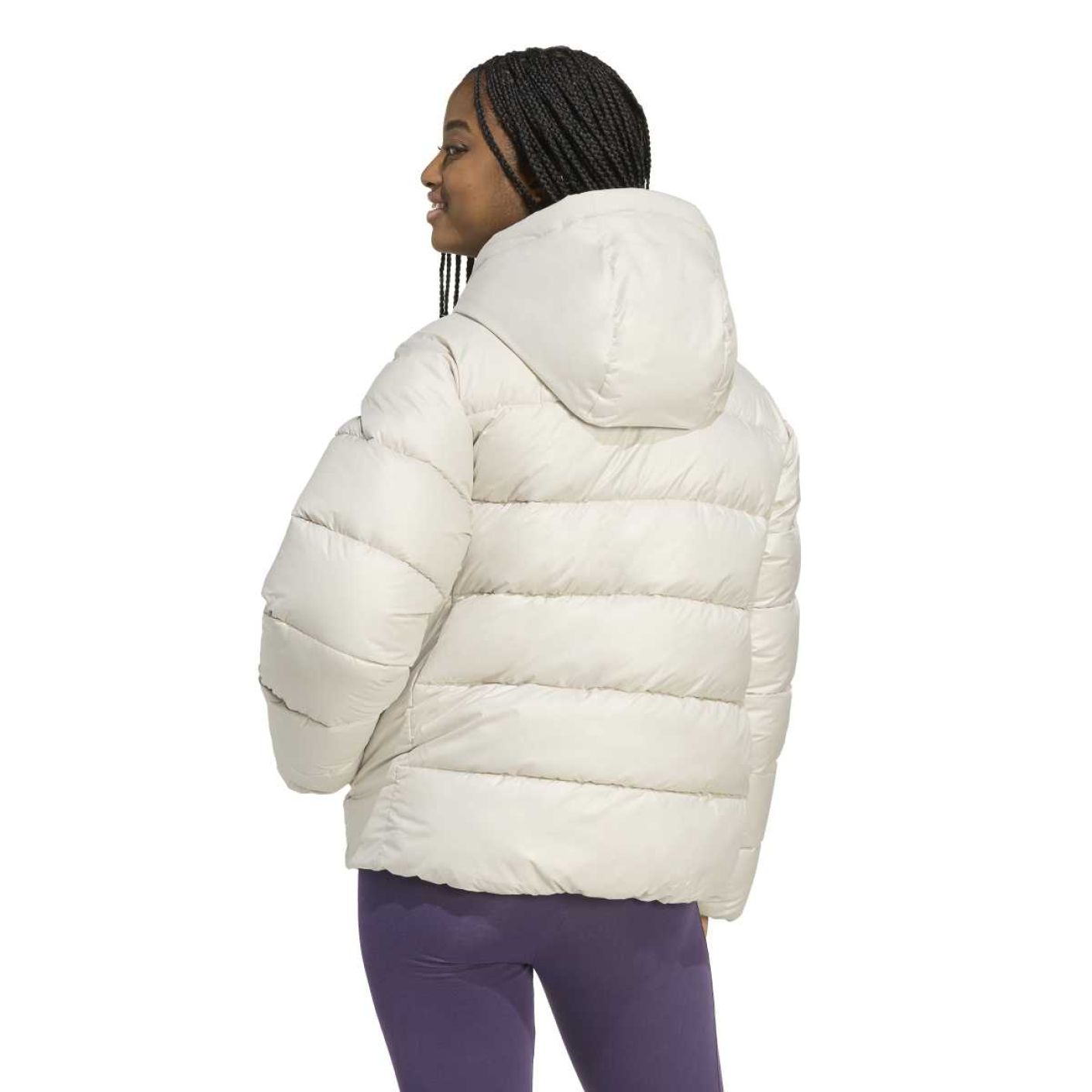 Adidas Synthetic Puffer Essentials CLIMAWARM White