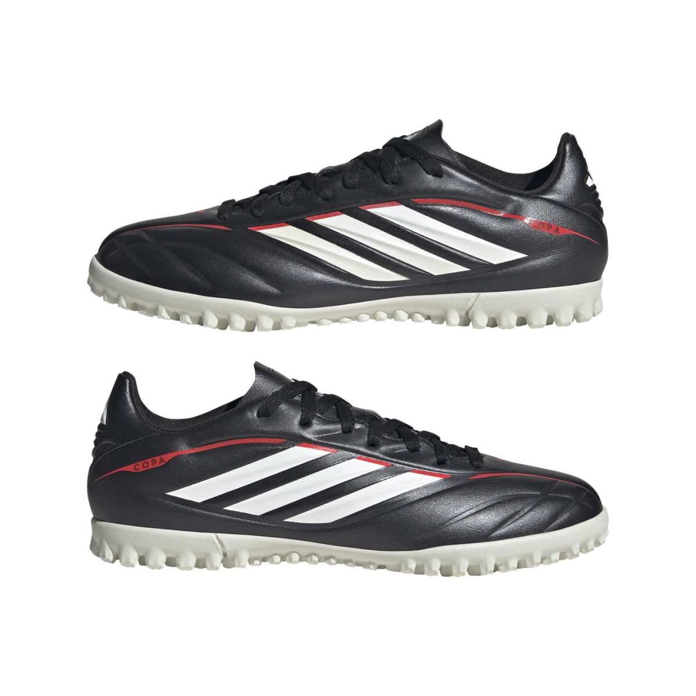 Adidas Copa Pure IV Club Turf cblack/ftwwht/lucred da Bambini