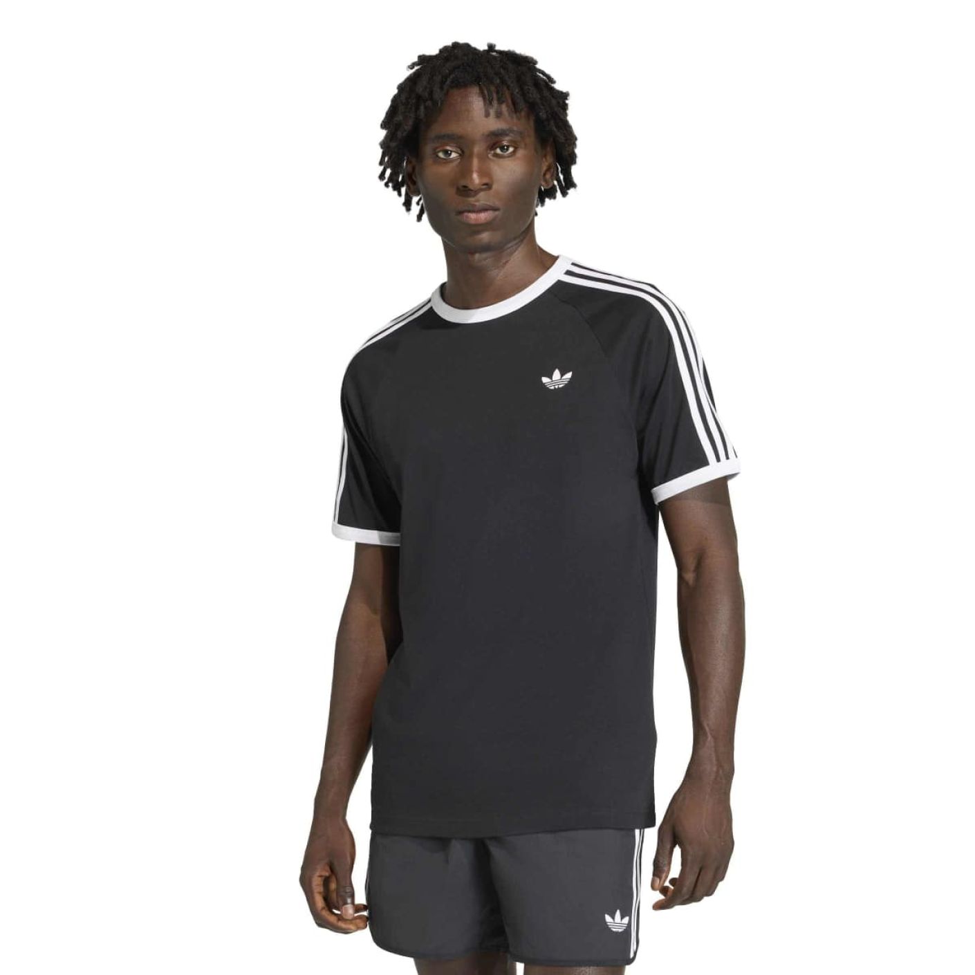 Adidas T-Shirt 3-Stripes black da Uomo