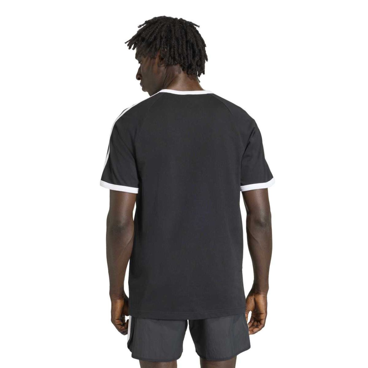 Adidas T-Shirt 3-Stripes black da Uomo