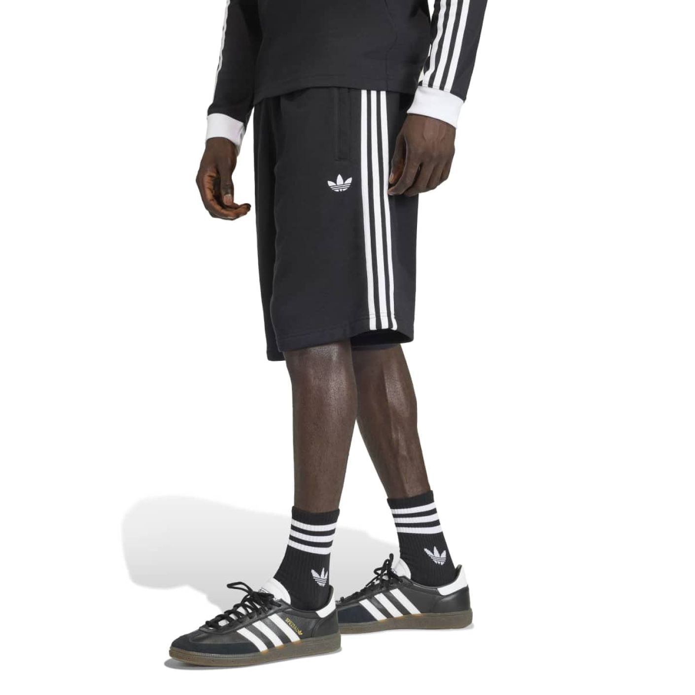 Adidas Shorts 3-Stripes black da Uomo