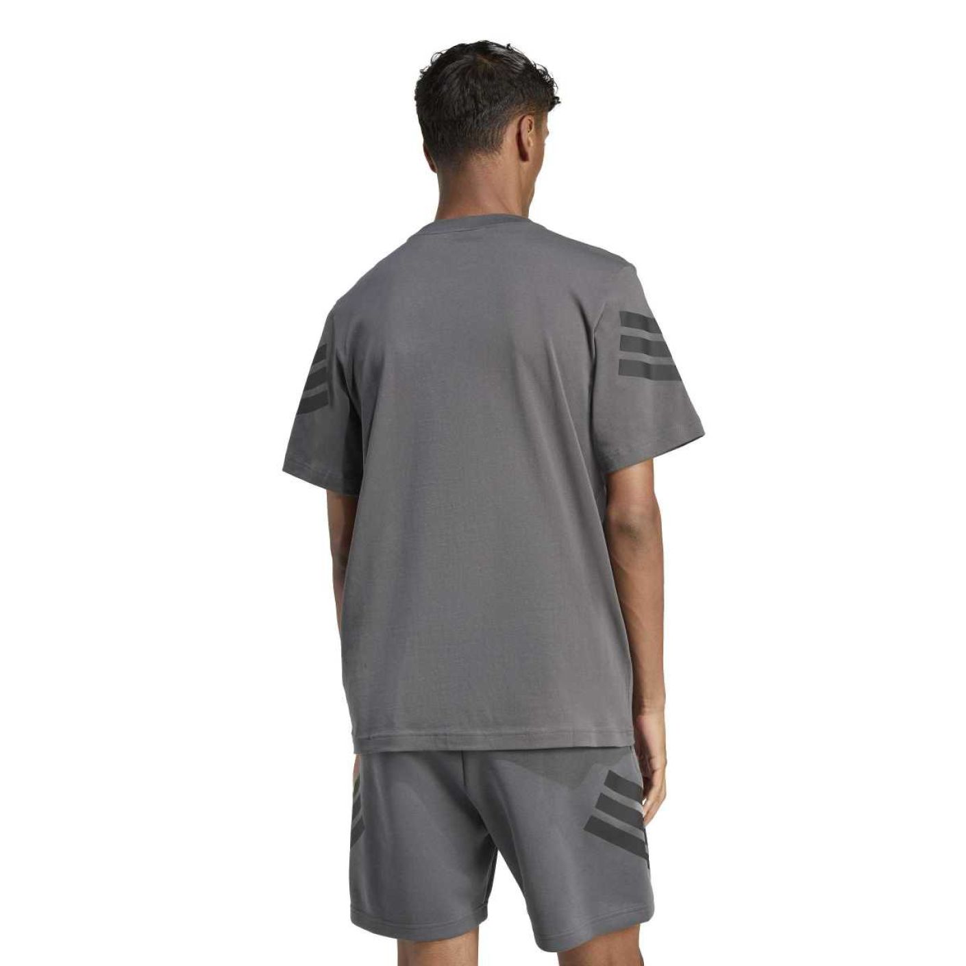 Adidas T-shirt Future Icons 3-Stripes gresix da Uomo