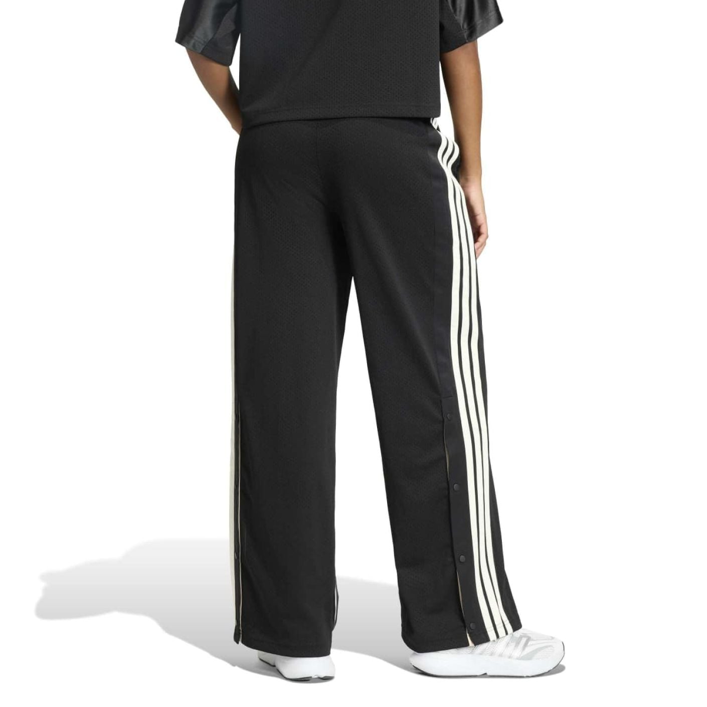 Adidas Pantaloni Stadium Mesh schwarz/weiß/rot da Donna