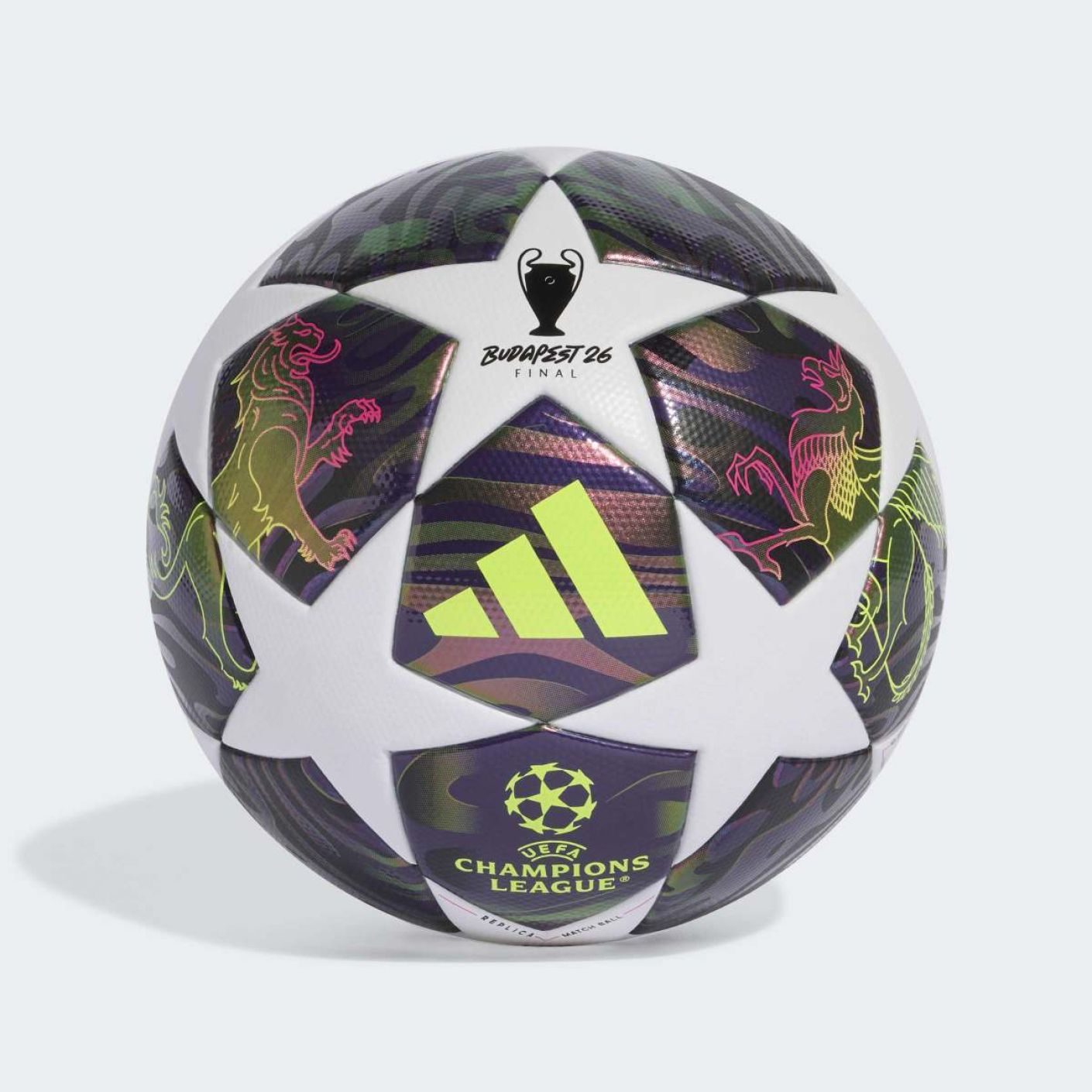 Adidas Ball Final League UEFA Champions League dpurpl/white/syello