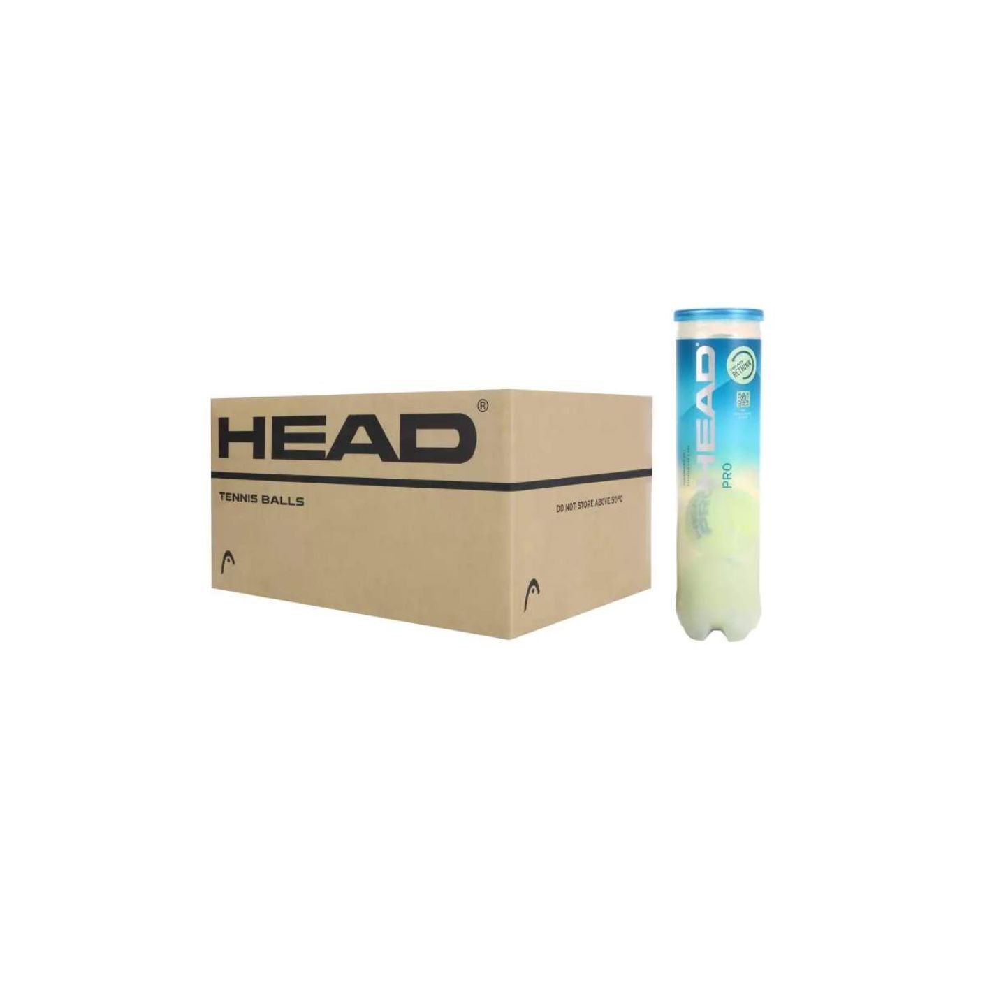 Head Pro Pack of 4 Tennis Balls