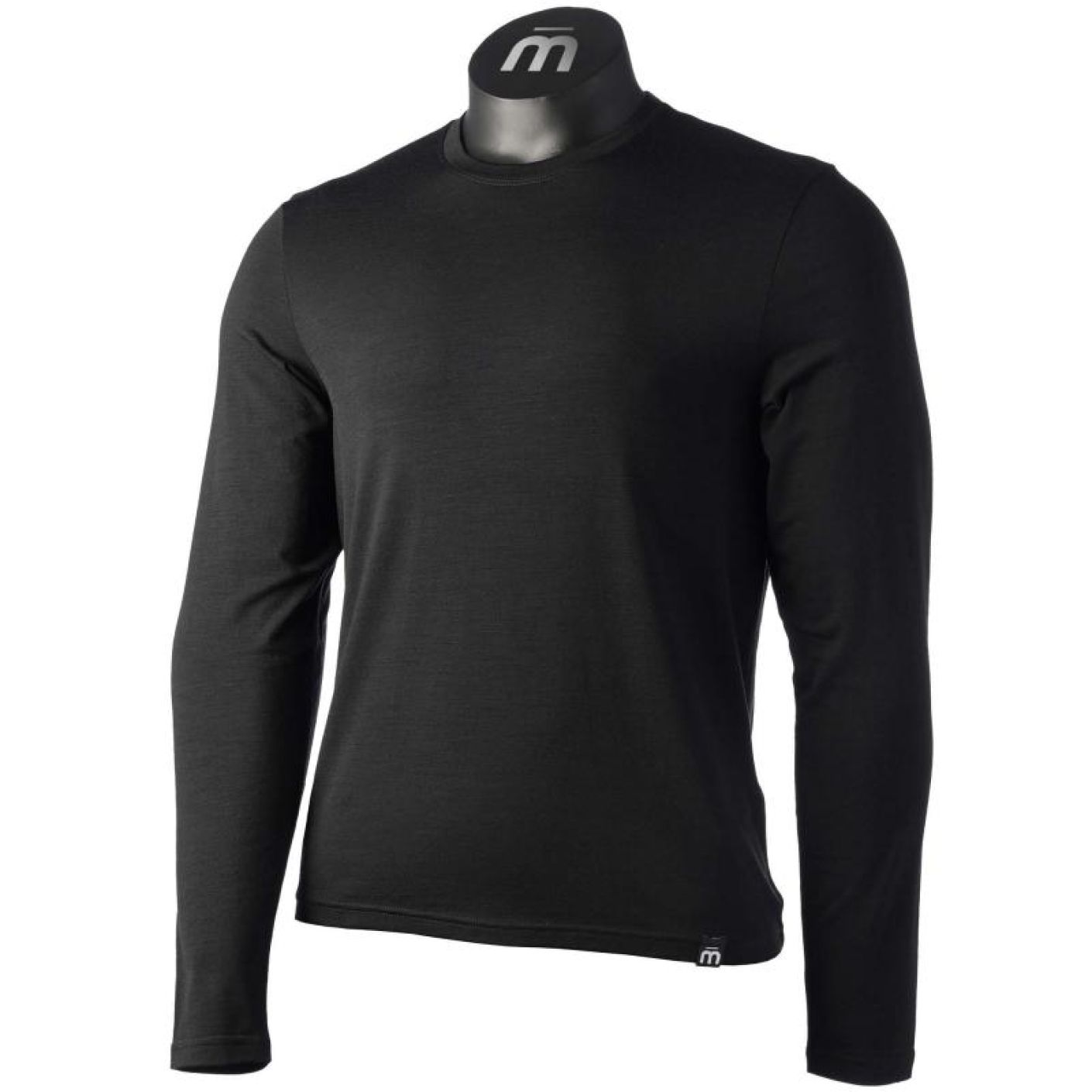 Mico Crew Neck Superthermo Black for Men