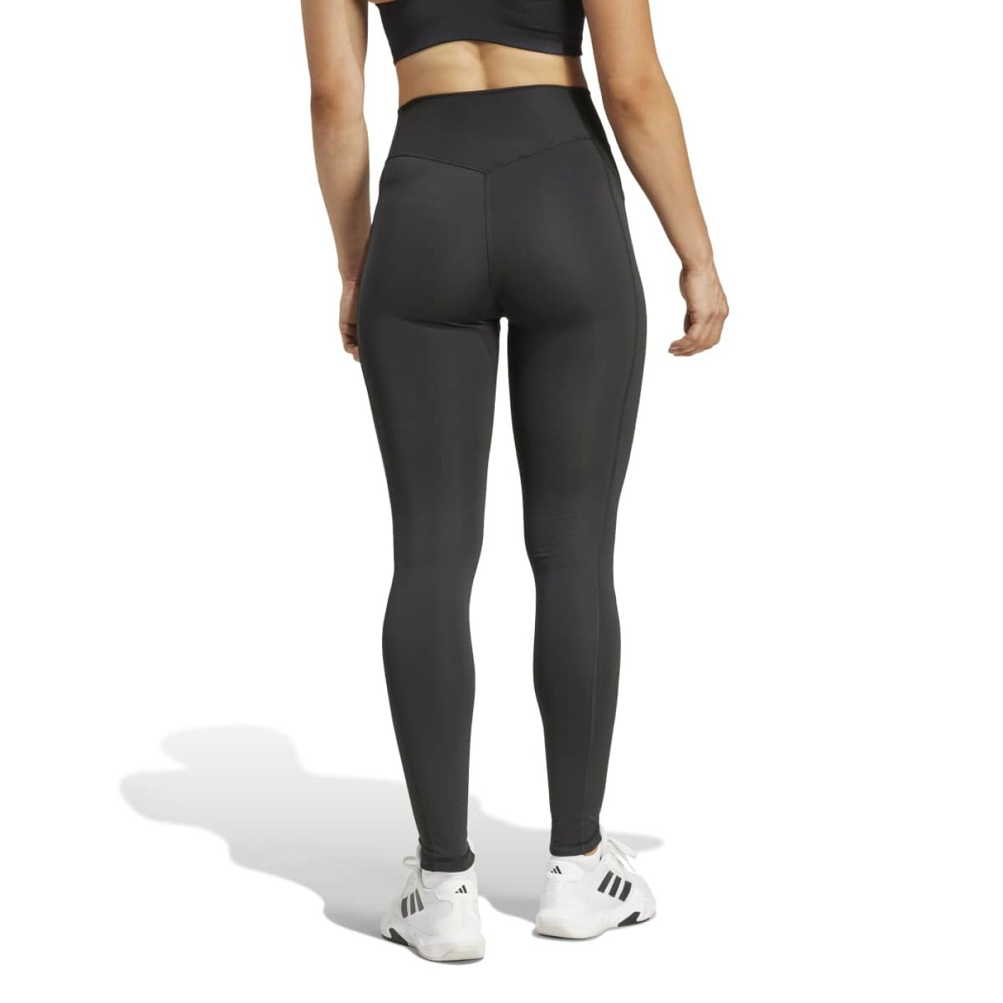 Adidas Leggings Optimé Stretch Nero da Donna