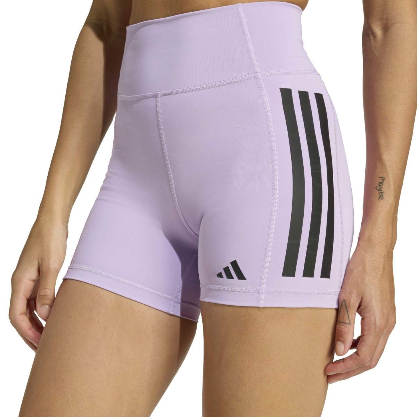 Adidas Leggings 1/4 Short Optimé 3-Stipes da Donna
