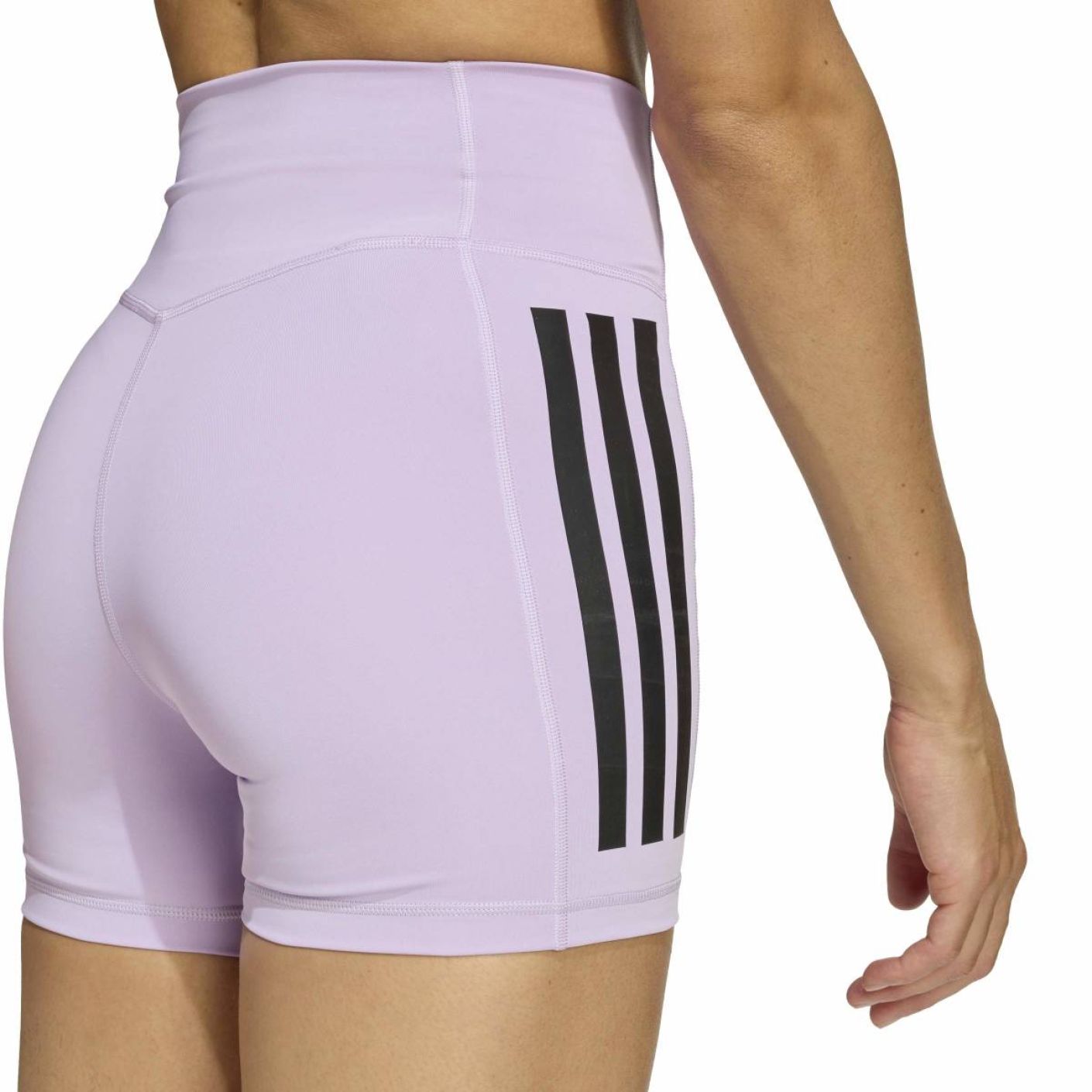 Adidas Leggings 1/4 Short Optimé 3-Stipes da Donna