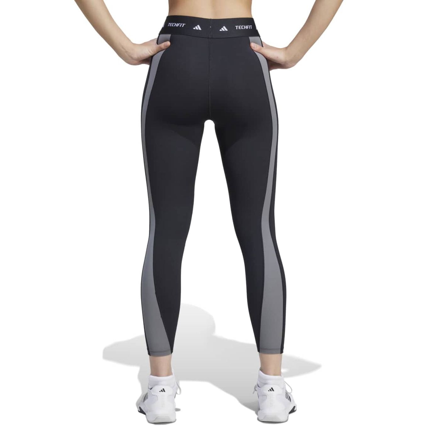 Adidas Leggings 7/8 Techfit Colorblock Schwarz für Damen