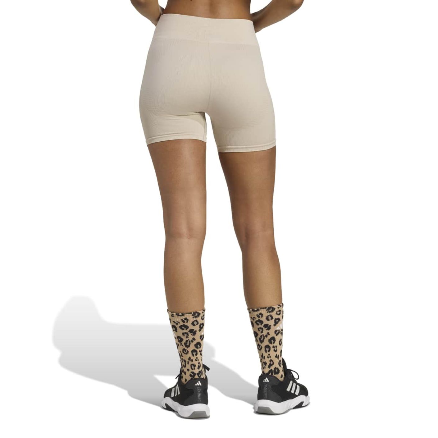 Adidas Leggings Workout Essentials 4 Zoll in Mesh für Damen