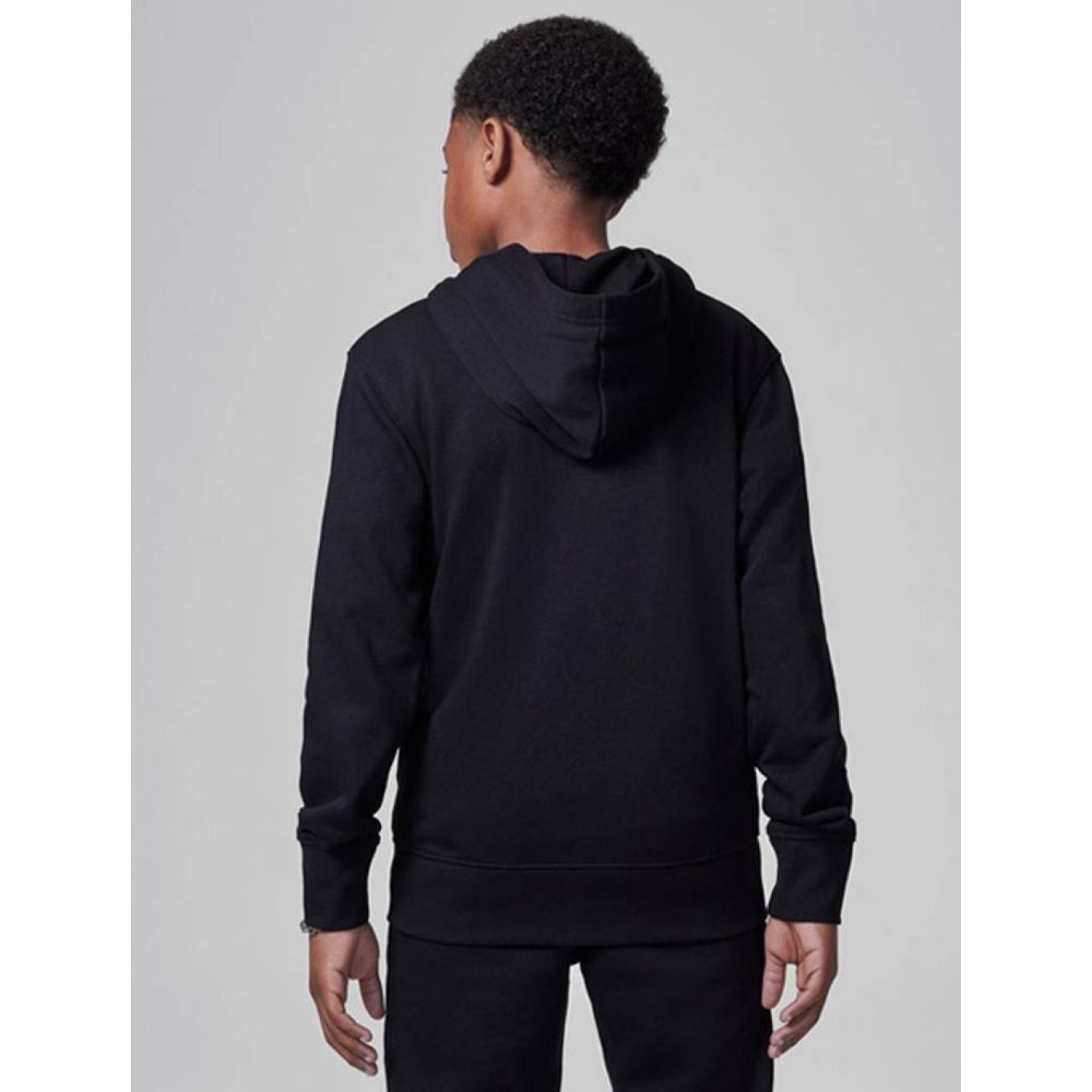 Nike Felpa MJ Brooklyn Full Zip Nera da Bambino